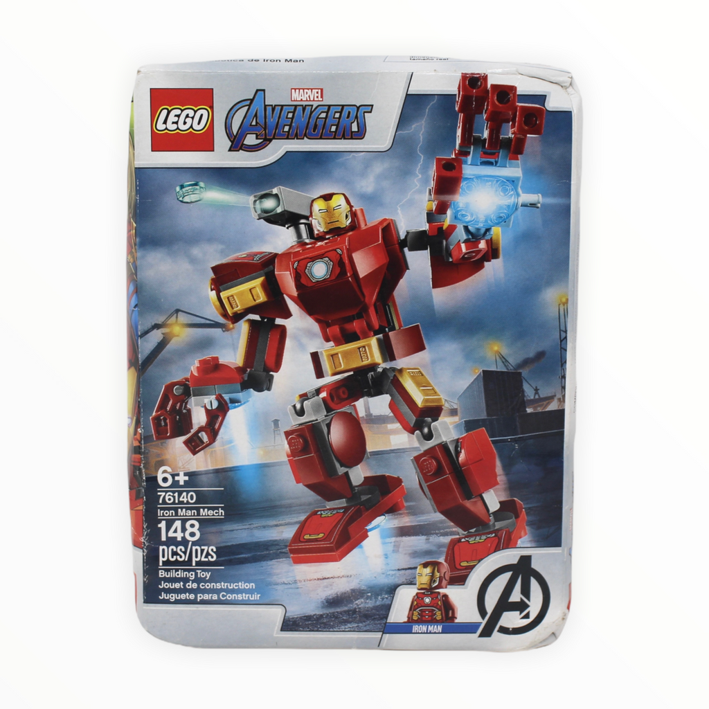Lego iron man mech 76140 hotsell