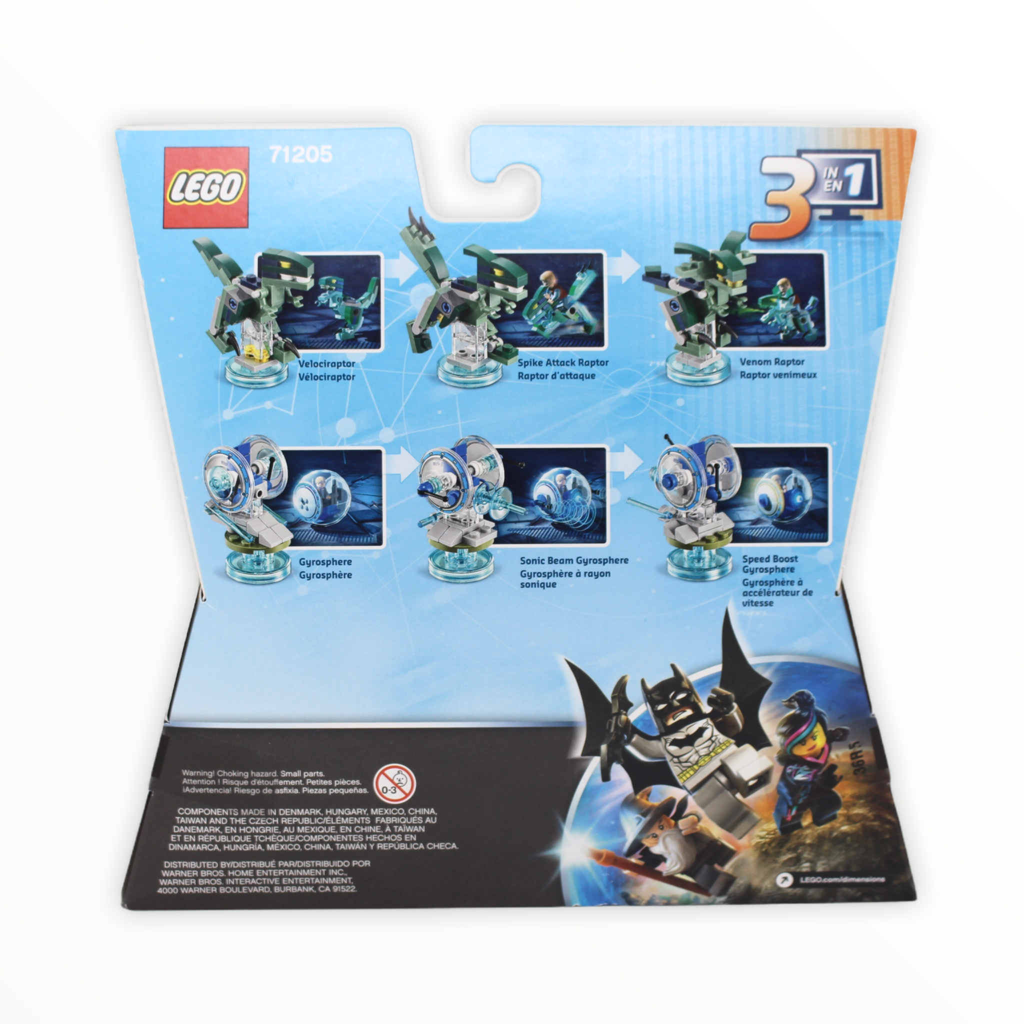 Retired Set 71205 Dimensions Team Pack Jurassic World