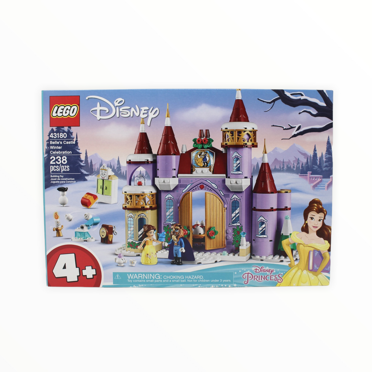 Belle's castle winter celebration hot sale lego