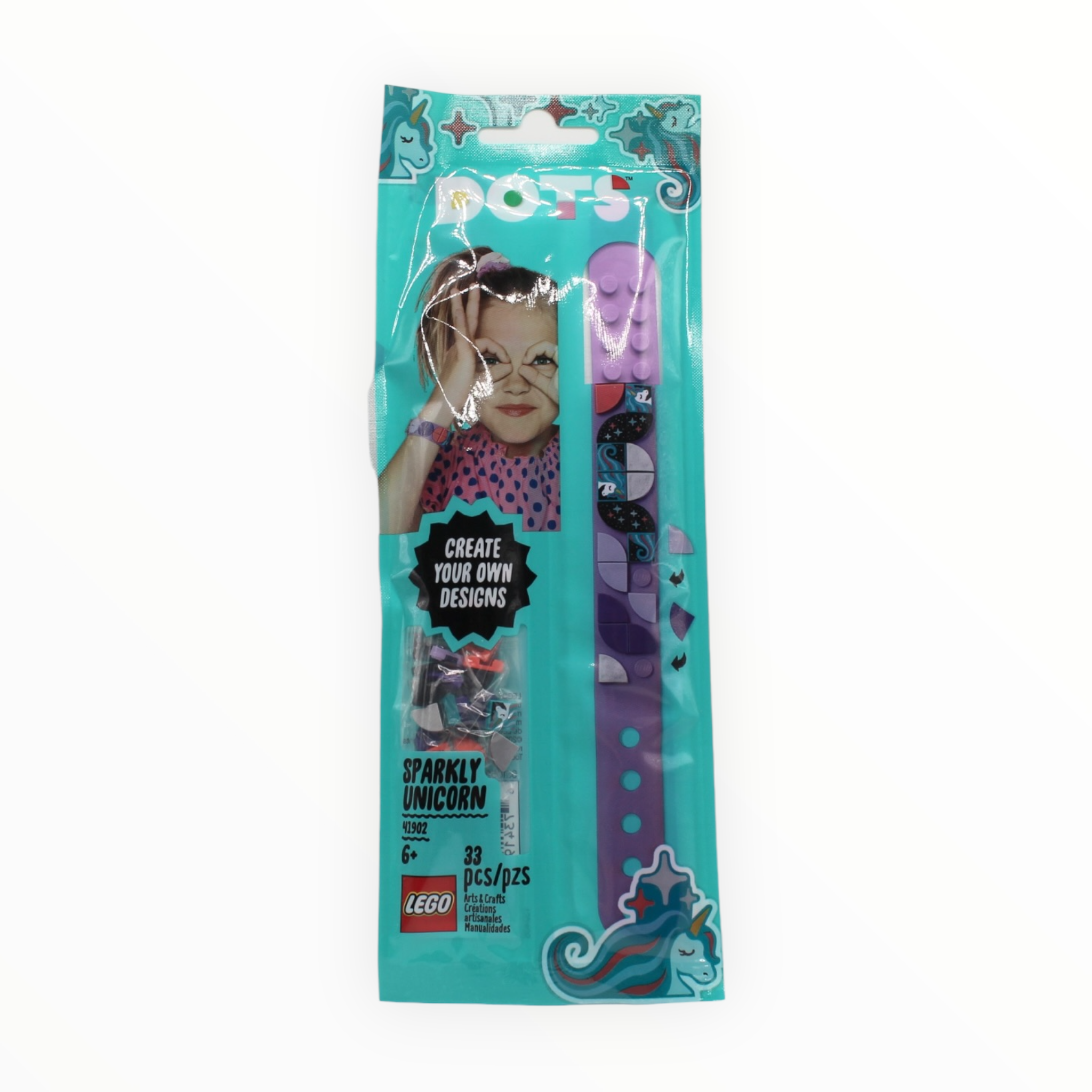 Polybag 41902 DOTS Sparkly Unicorn Bracelet