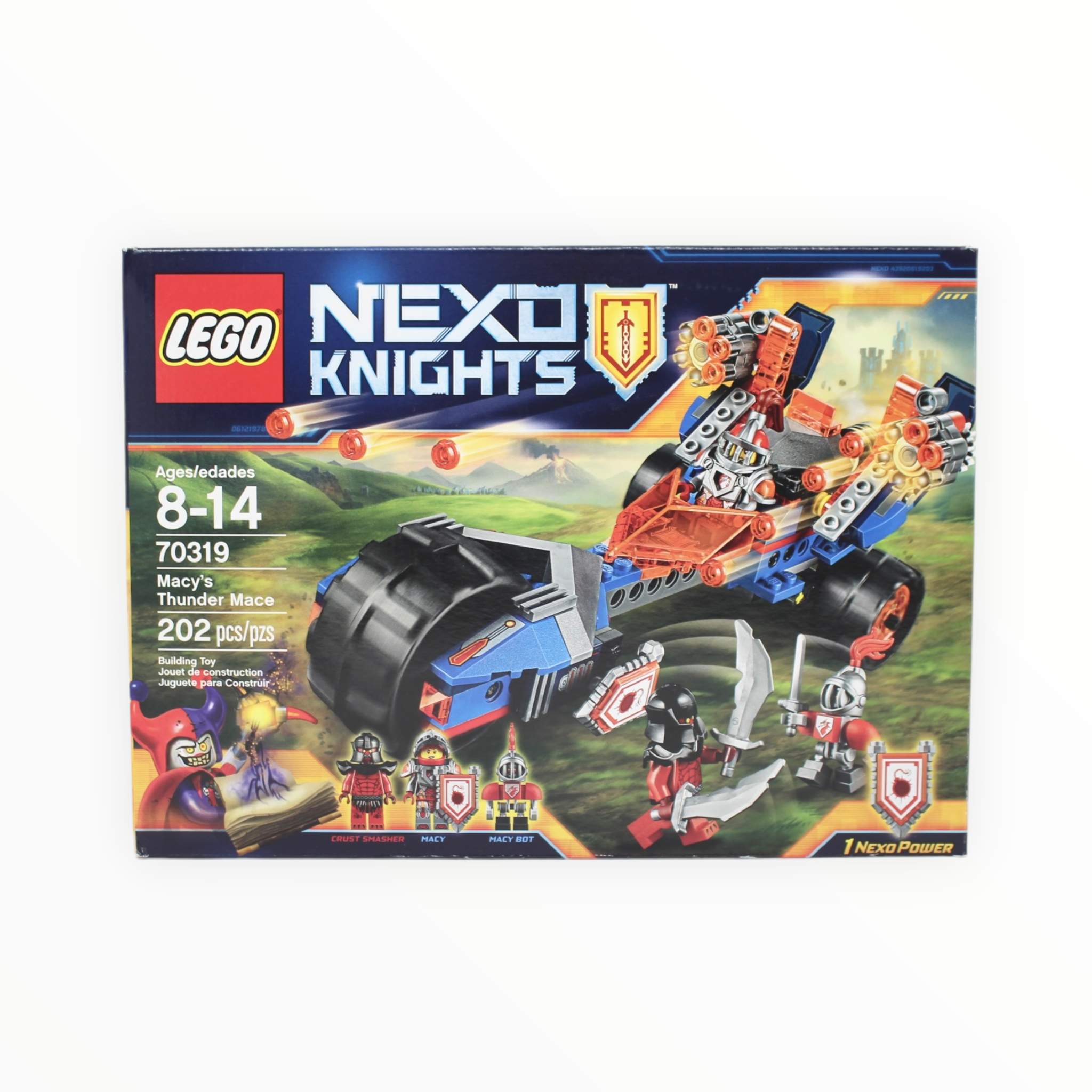 Certified Used Set 70319 Nexo Knights Macy’s Thunder Mace