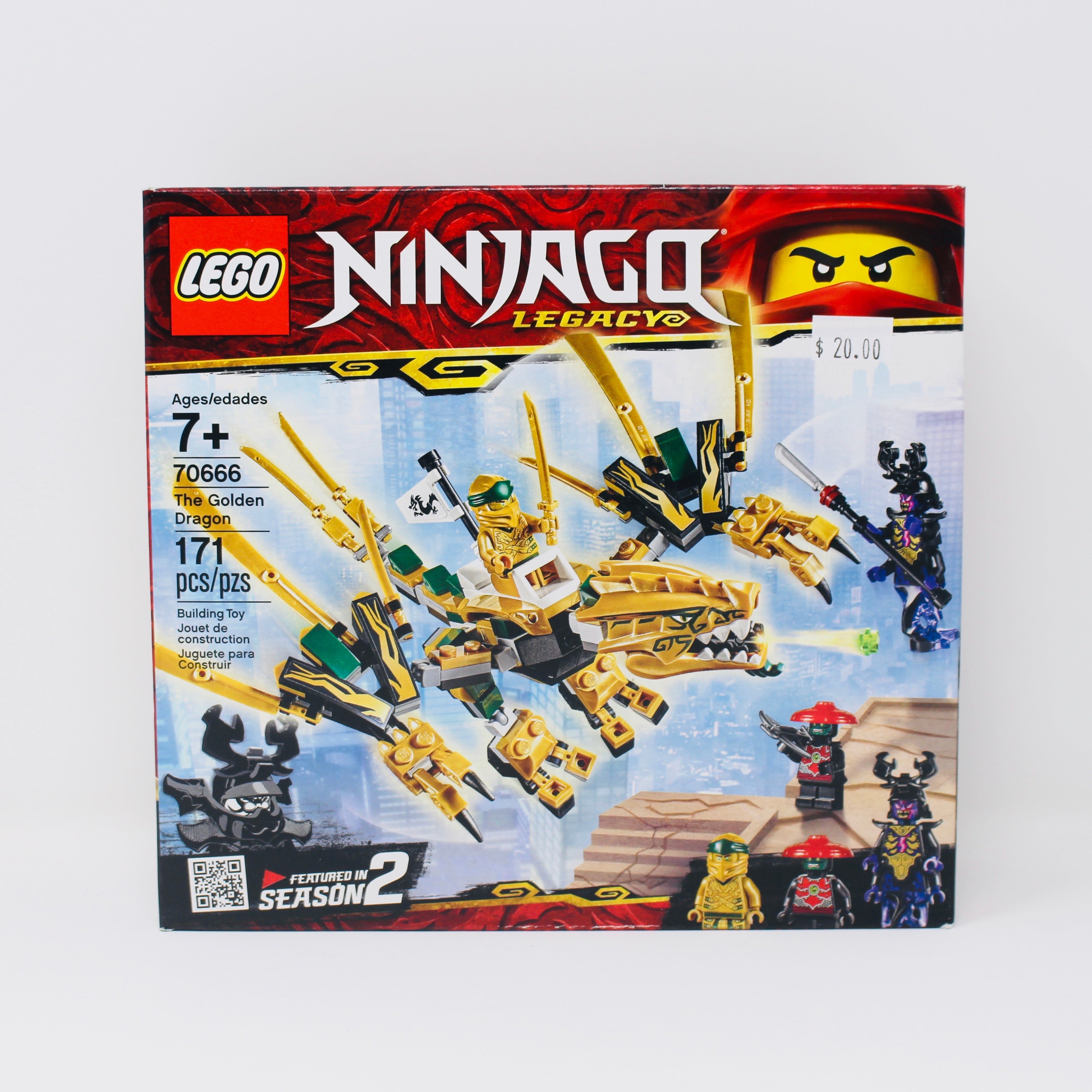 Retired Set 70666 Ninjago The Golden Dragon