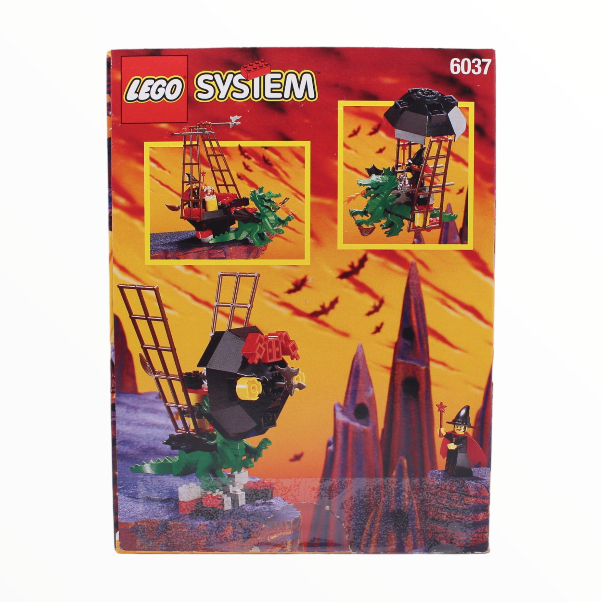 Certified Used Set 6037 Fright Knights Witch’s Windship