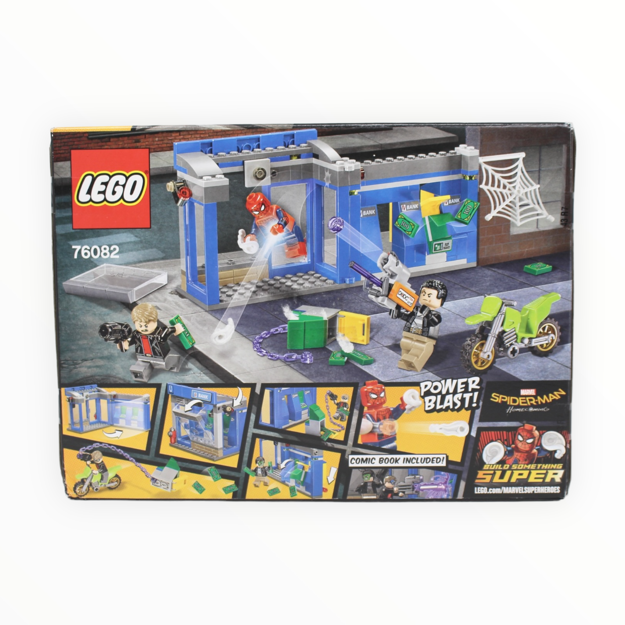 Retired Set 76082 Marvel Super Heroes ATM Heist Battle