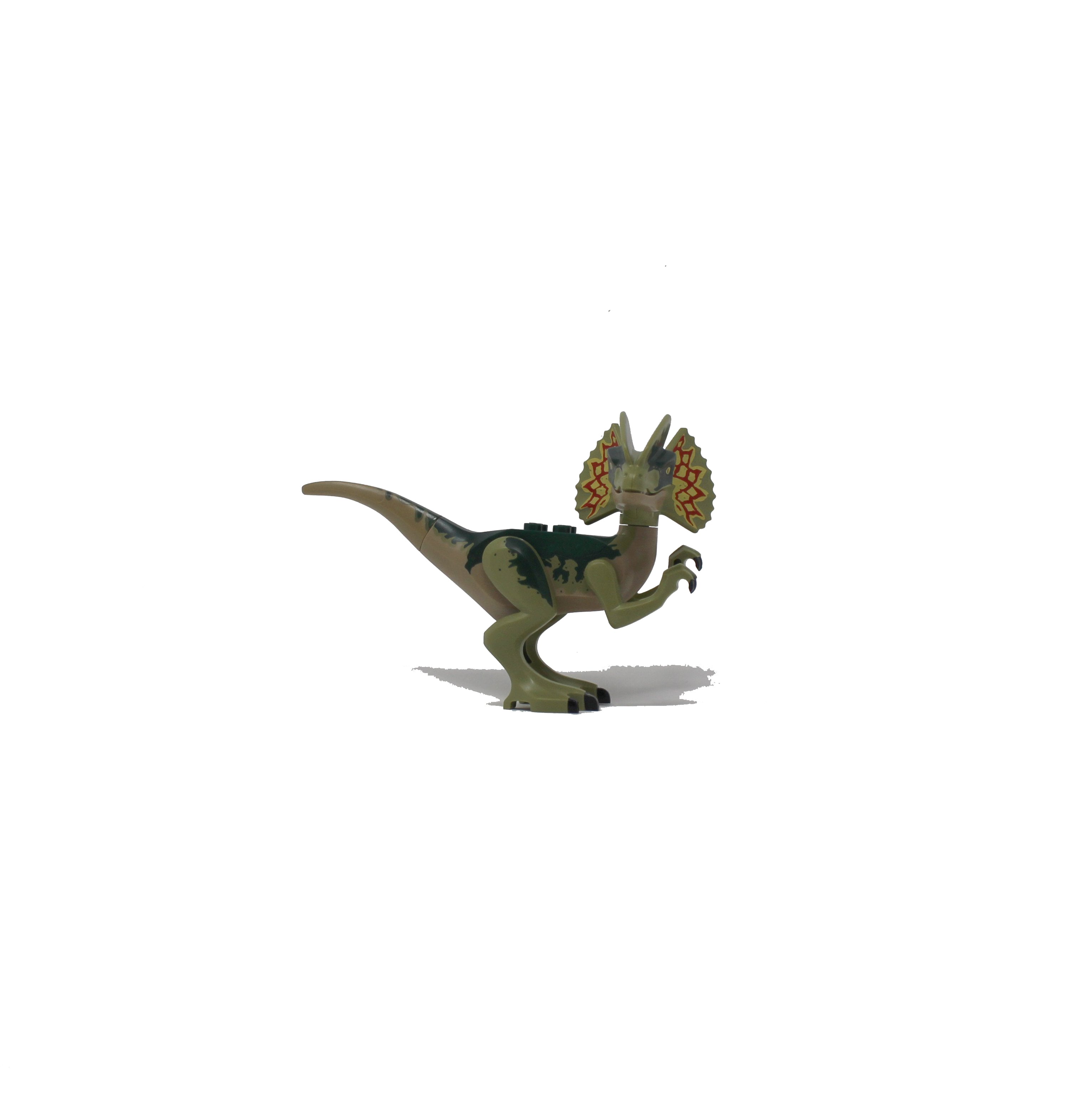 Green and Tan Dilophosaurus