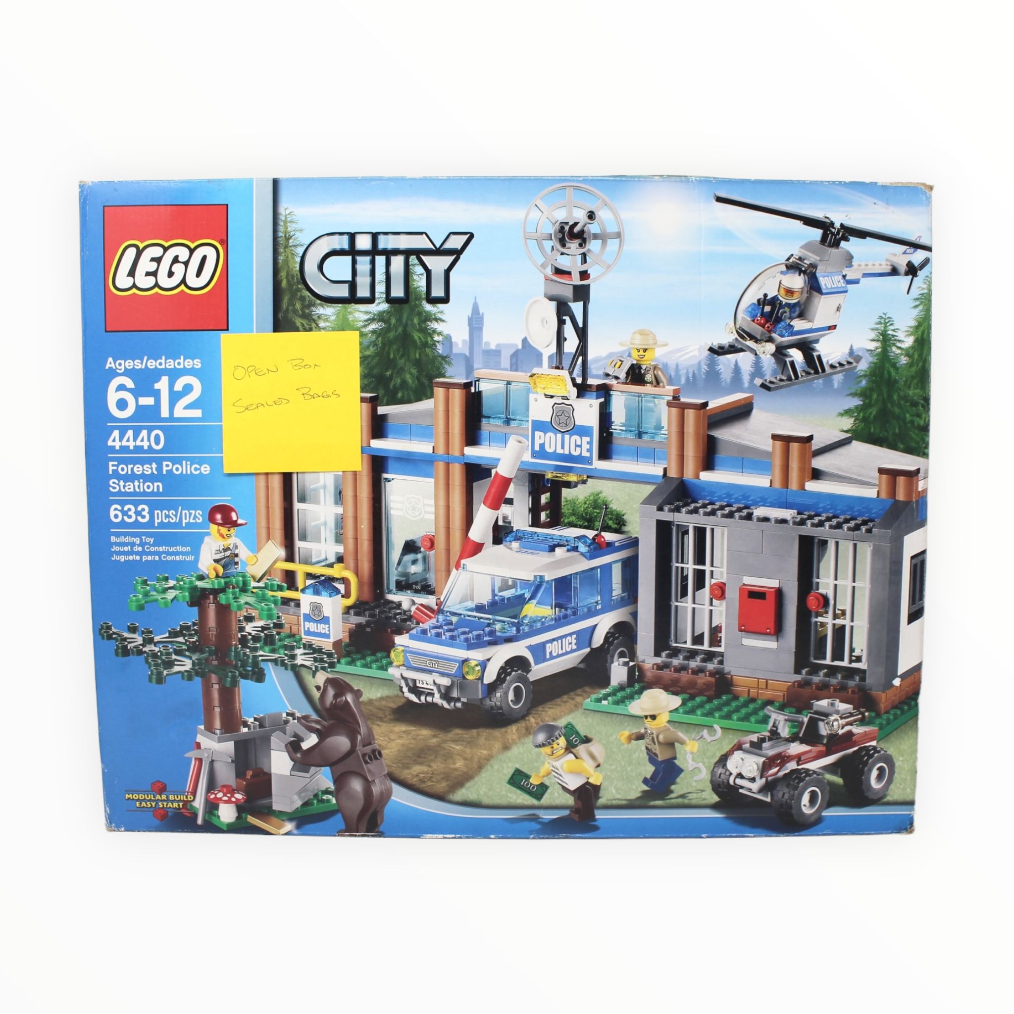 Certified Used Set 4440 City Forest Police Station (open box, sealed bags)