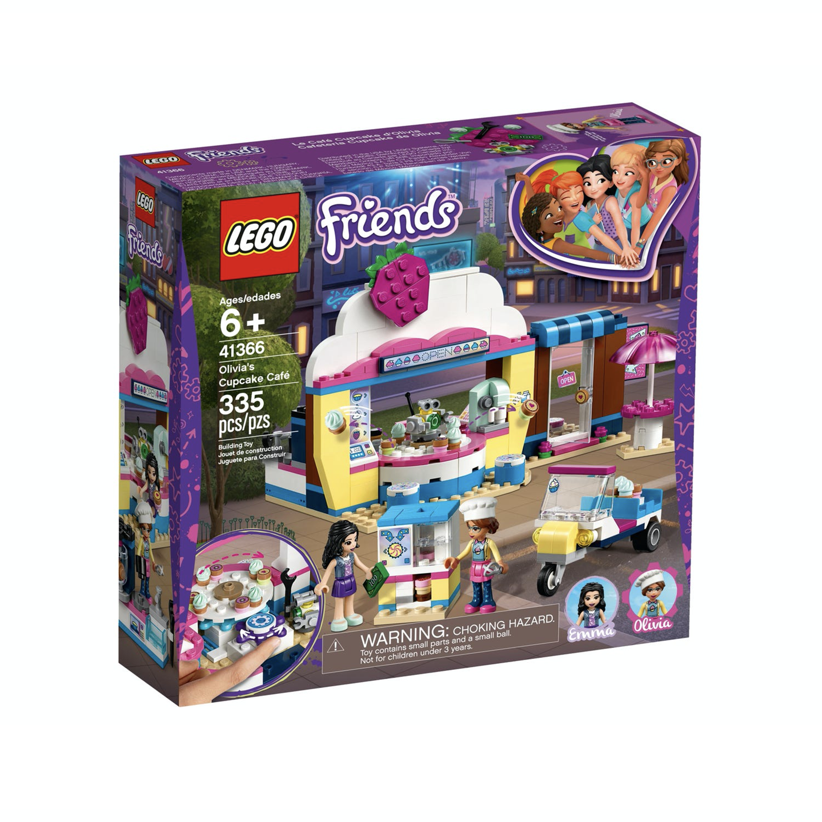 Retired Set 41366 Friends Olivias Cupcake Café