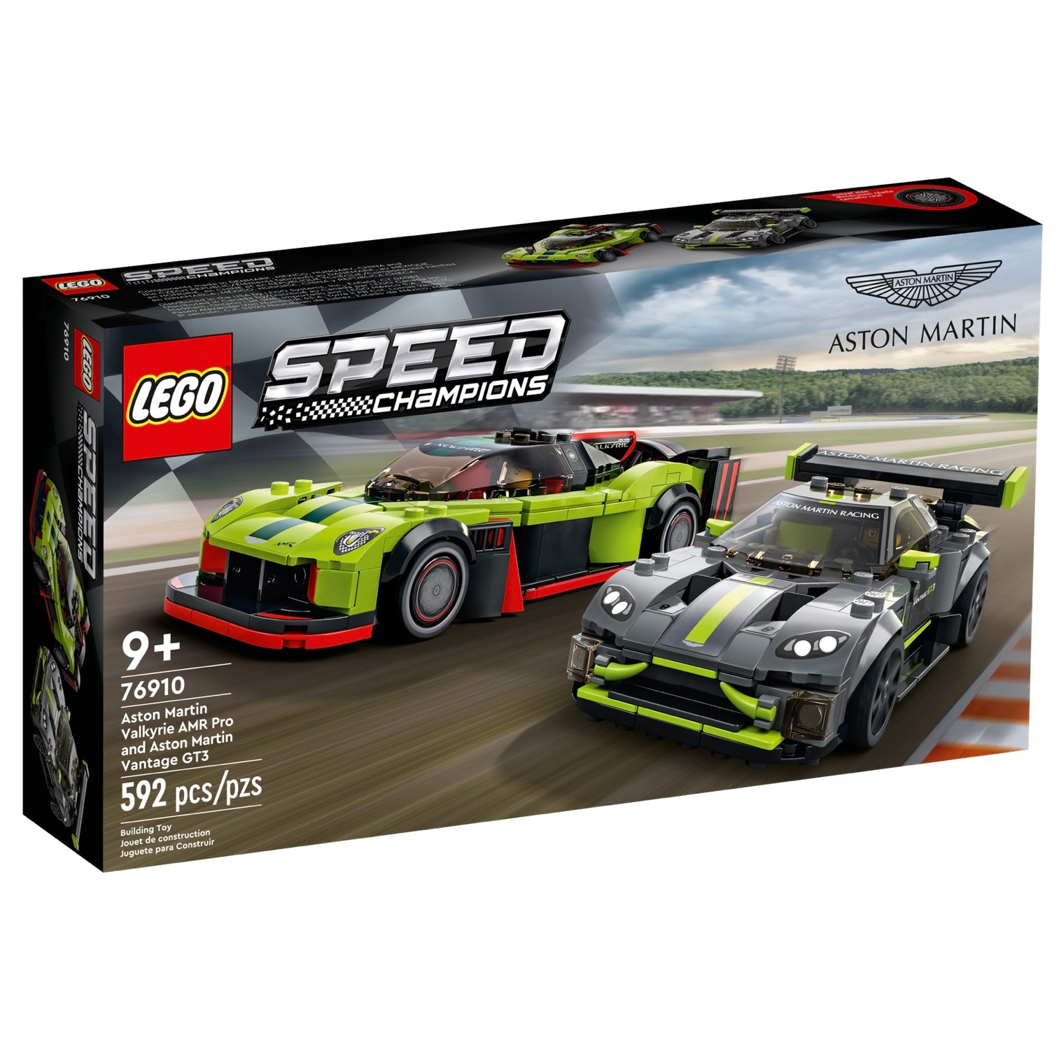 76910 Speed Champions Aston Martin Valkyrie AMR Pro and Aston Martin Vantage GT3
