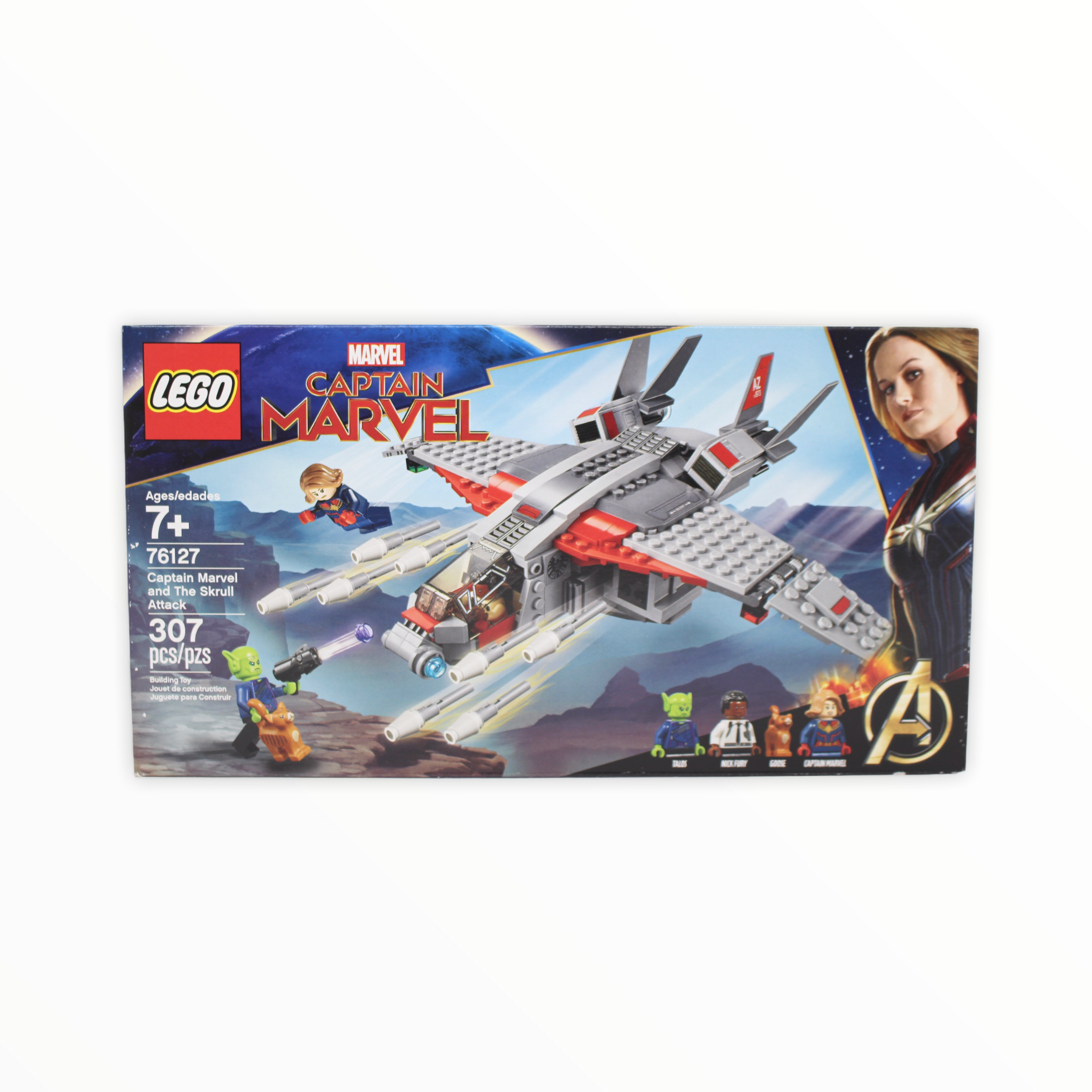 Retired Set 76127 Captain Marvel and The Skrull Attack