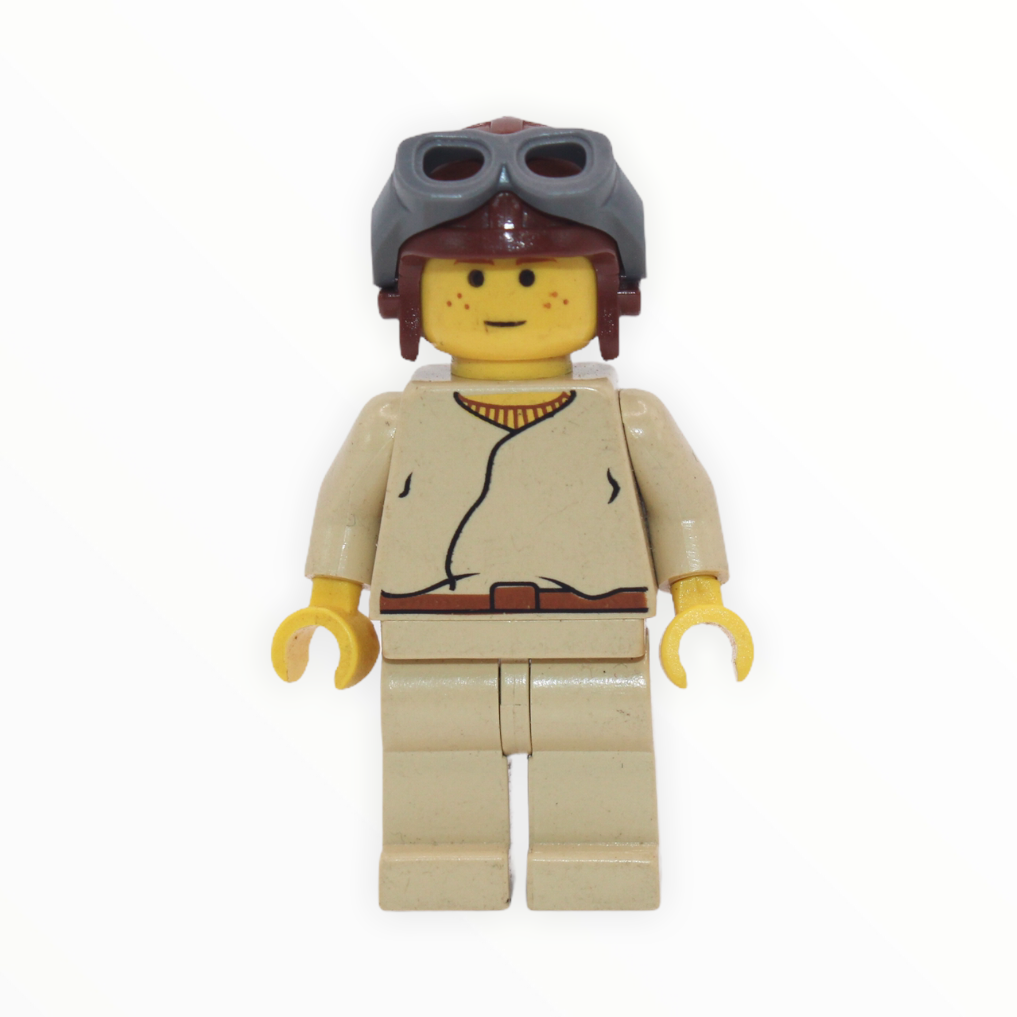 Anakin Skywalker (young, brown aviator cap, 1999, yellow skin)