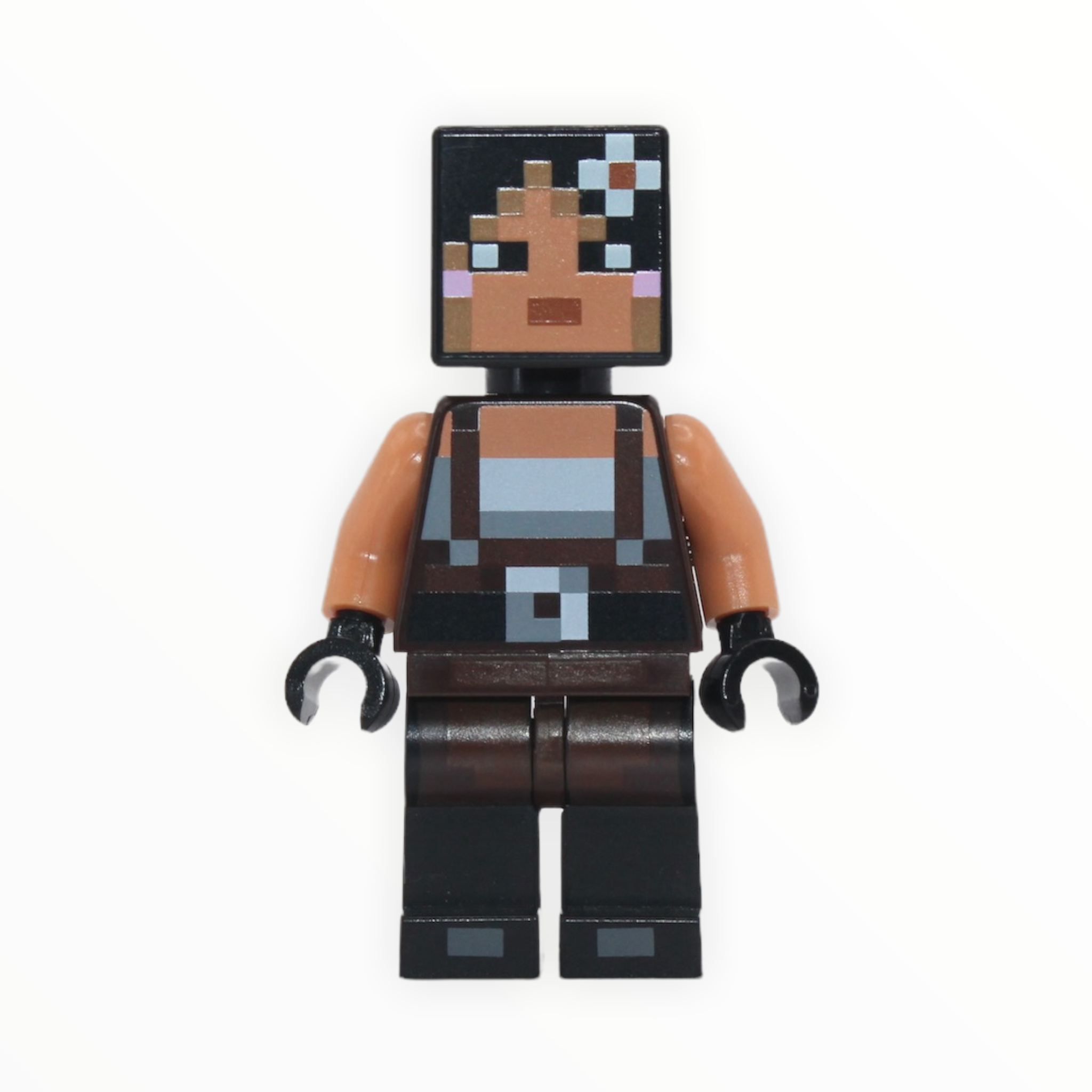 Minecraft Skin 2 (flower in hair, brown overalls/suspenders)