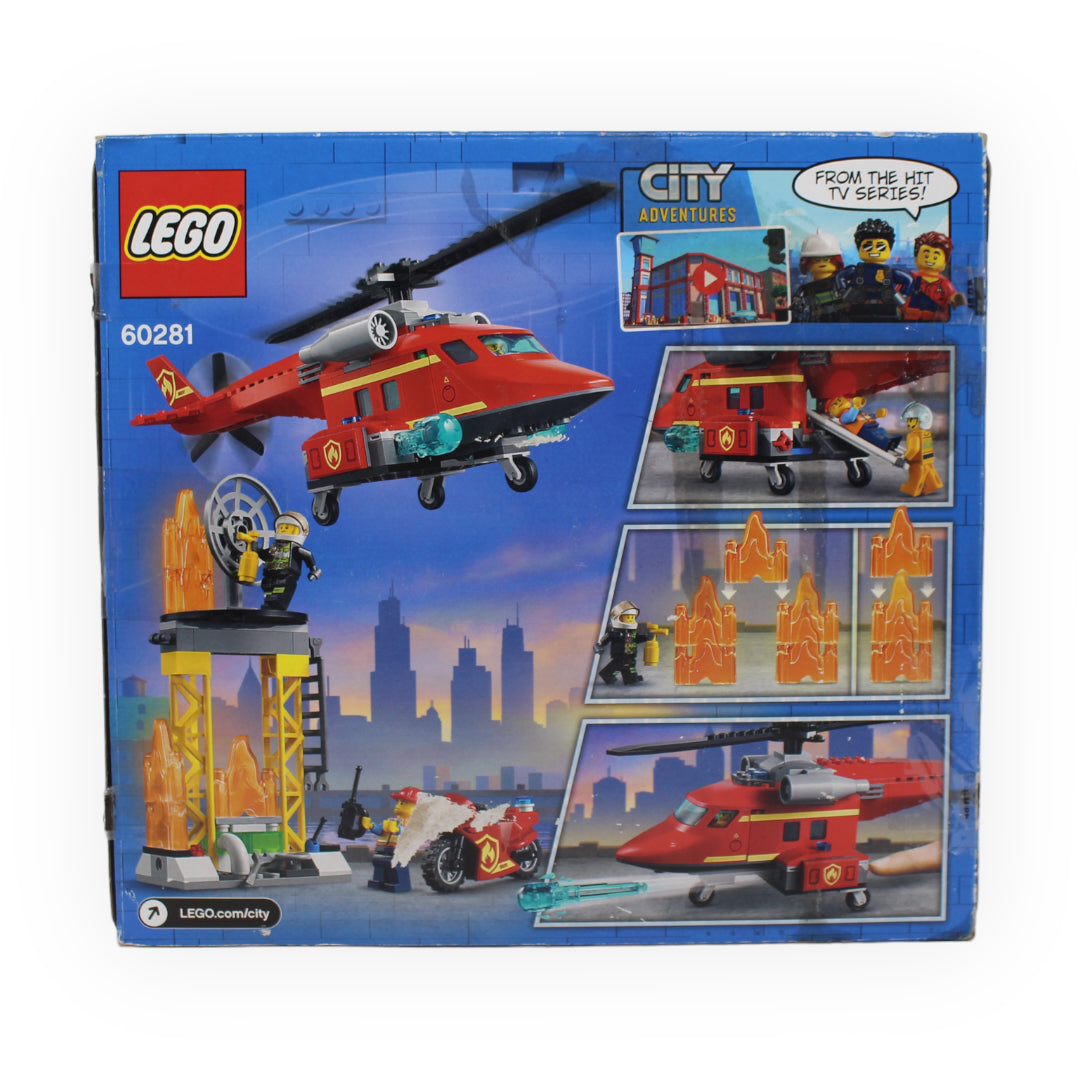 Certified Used Set 60281 City Fire Rescue Helicopter