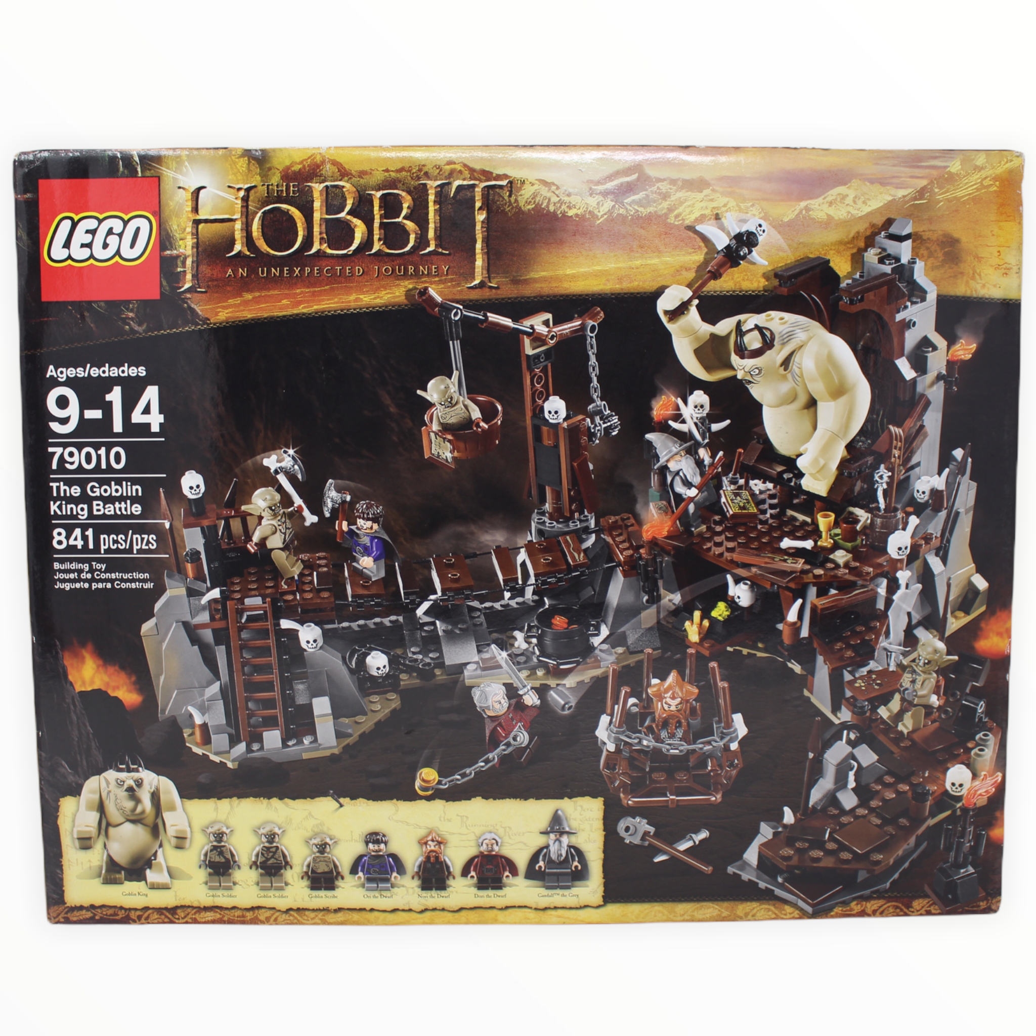 Retired Set 79010 The Hobbit The Goblin King Battle