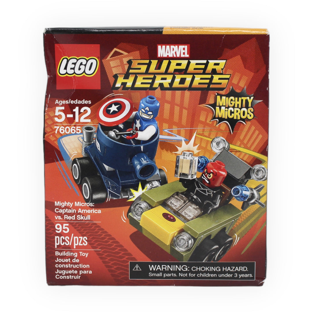 Retired Set 76065 Marvel Super Heroes Mighty Micros: Captain America vs. Red Skull