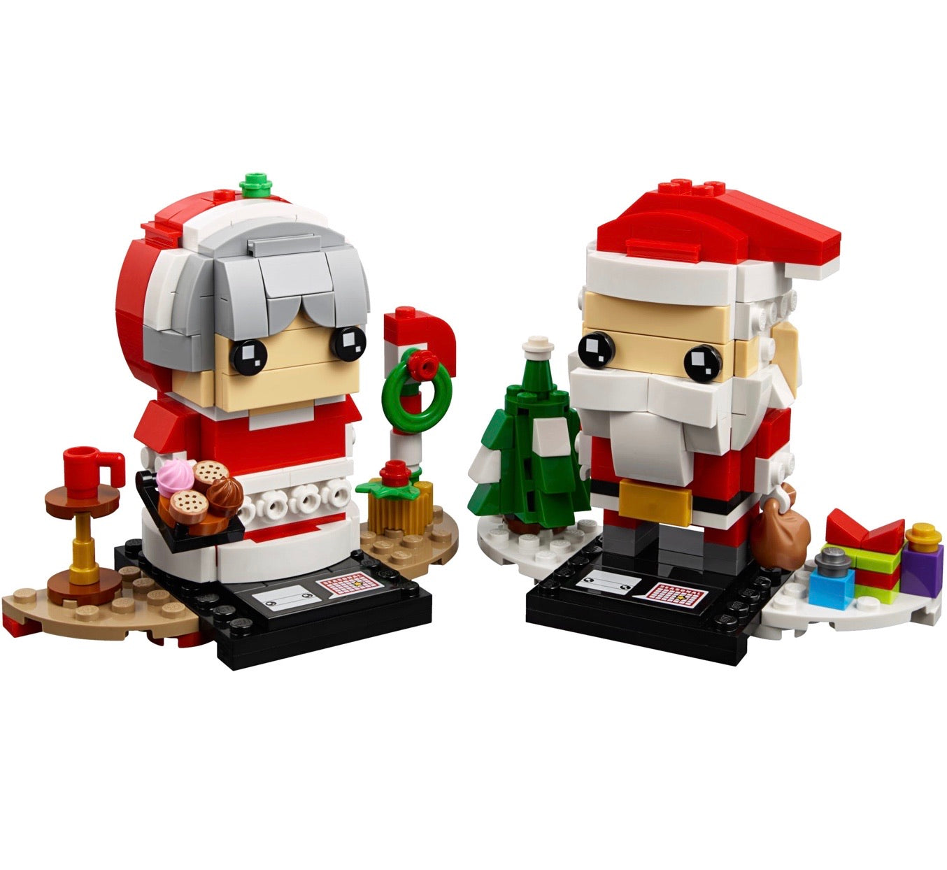 Retired Set 40274 BrickHeadz Mr. & Mrs. Claus