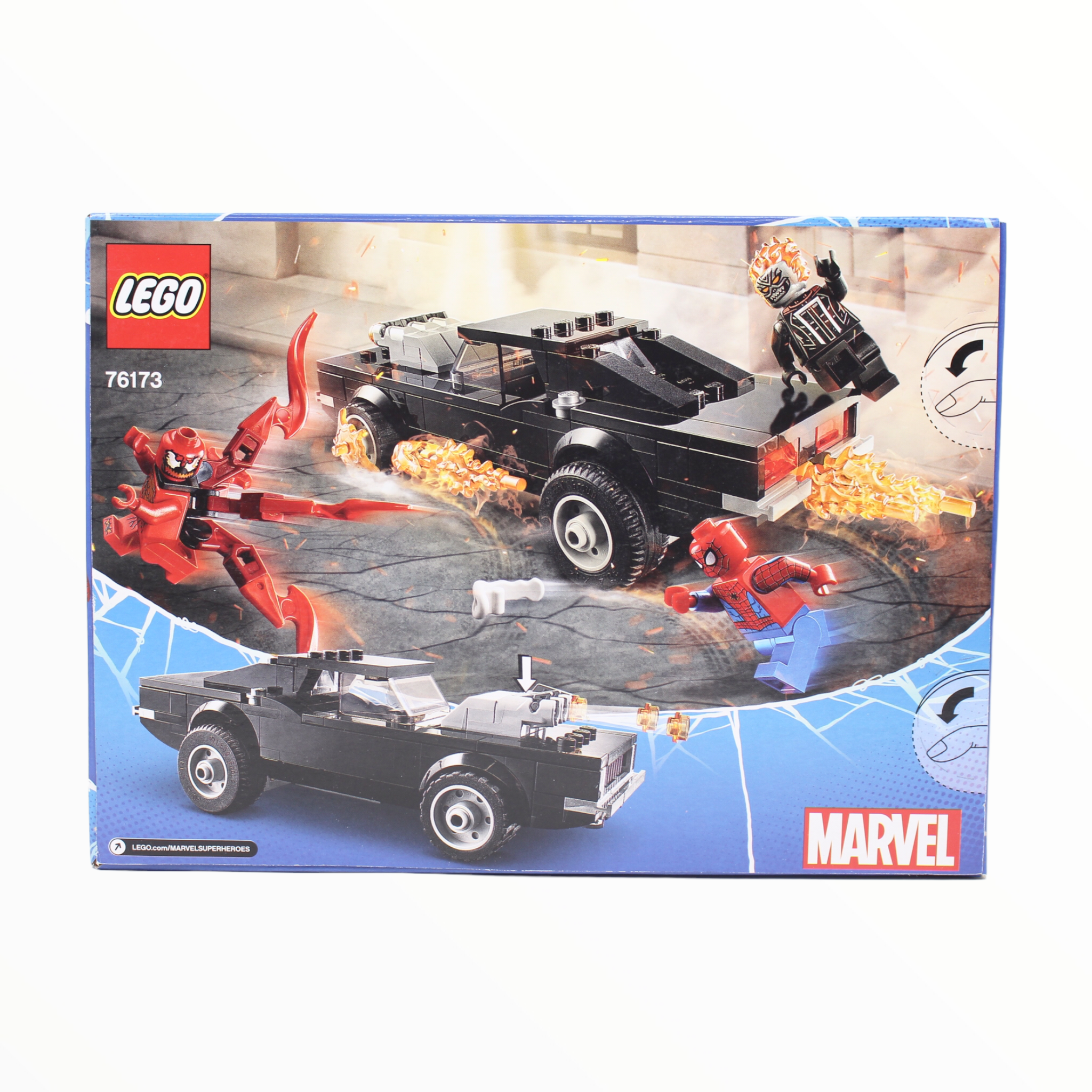 Retired Set 76173 Marvel Spider-Man and Ghost Rider vs. Carnage