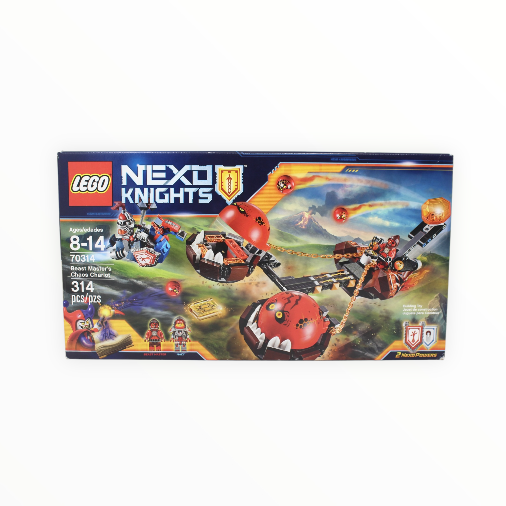 Certified Used Set 70314 Nexo Knights Beast Master’s Chaos Chariot