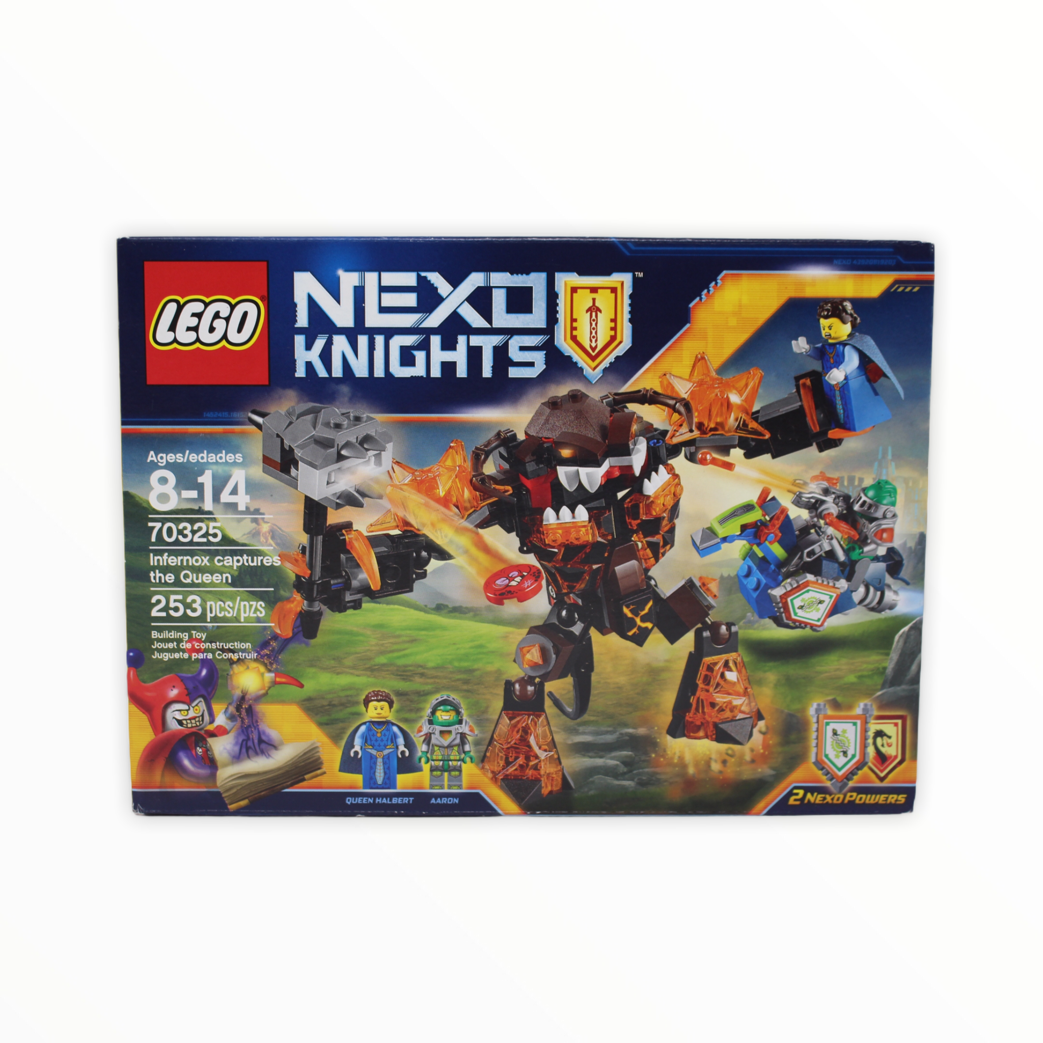 Retired Set 70325 Nexo Knights Infernox captures the Queen
