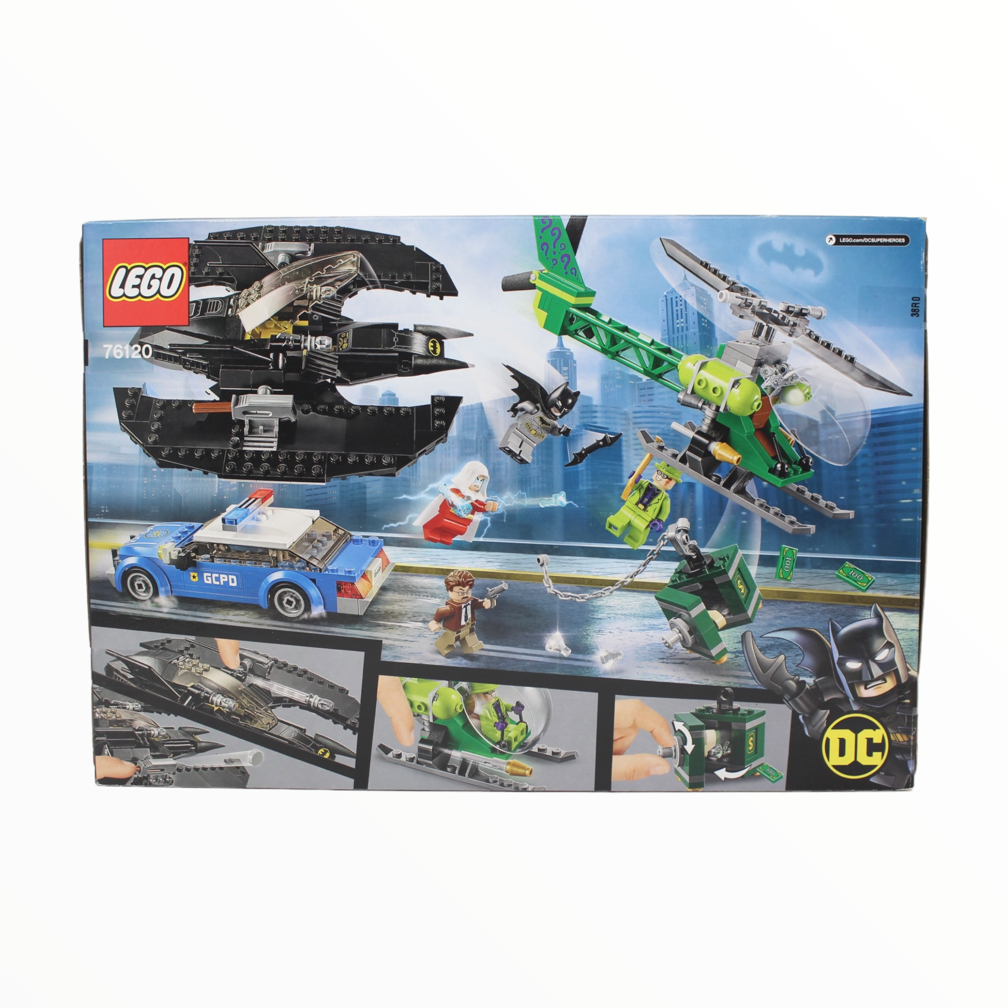 Retired Set 76120 DC Batman Batwing and The Riddler Heist