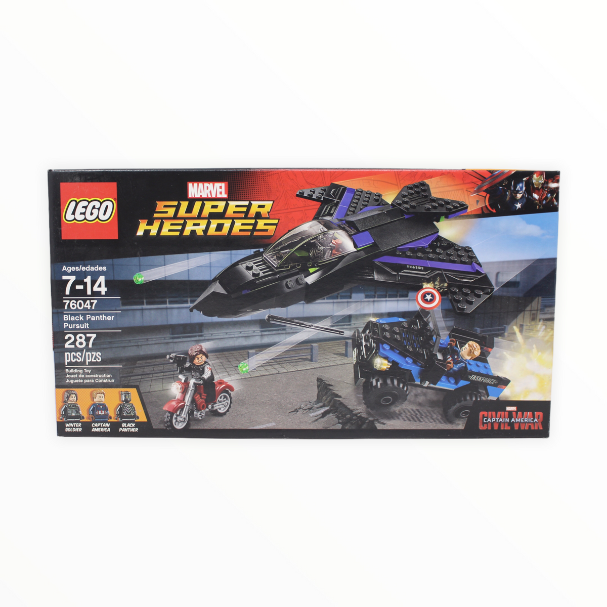 Certified Used Set 76047 Marvel Super Heroes Black Panther Pursuit