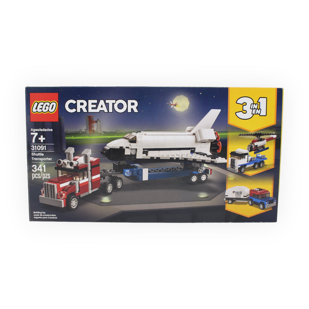 Certified Used Set 31091 Creator Shuttle Transporter (open box, sealed bags)