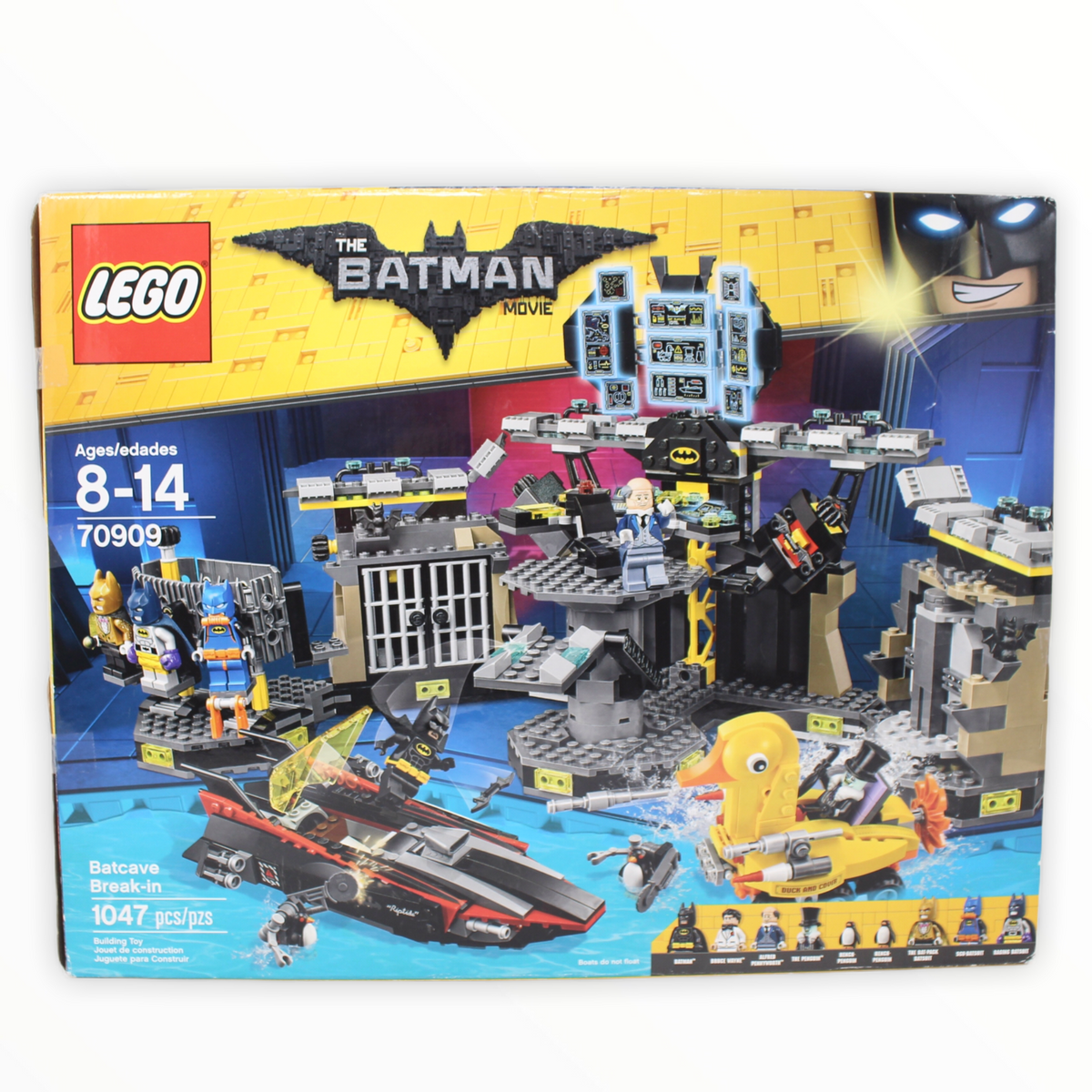 LEGO Batman Movie Set 70909 Batcave Break-in Used 99% Complete w/ Figs, Box
