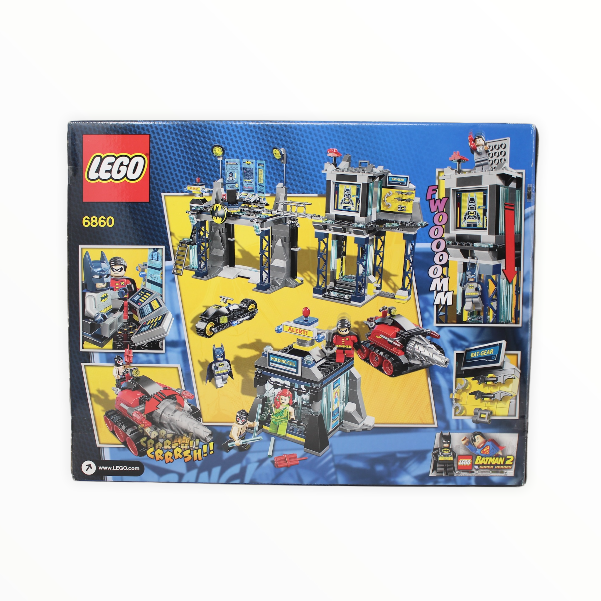 Certified Used Set 6860 DC Super Heroes The Batcave