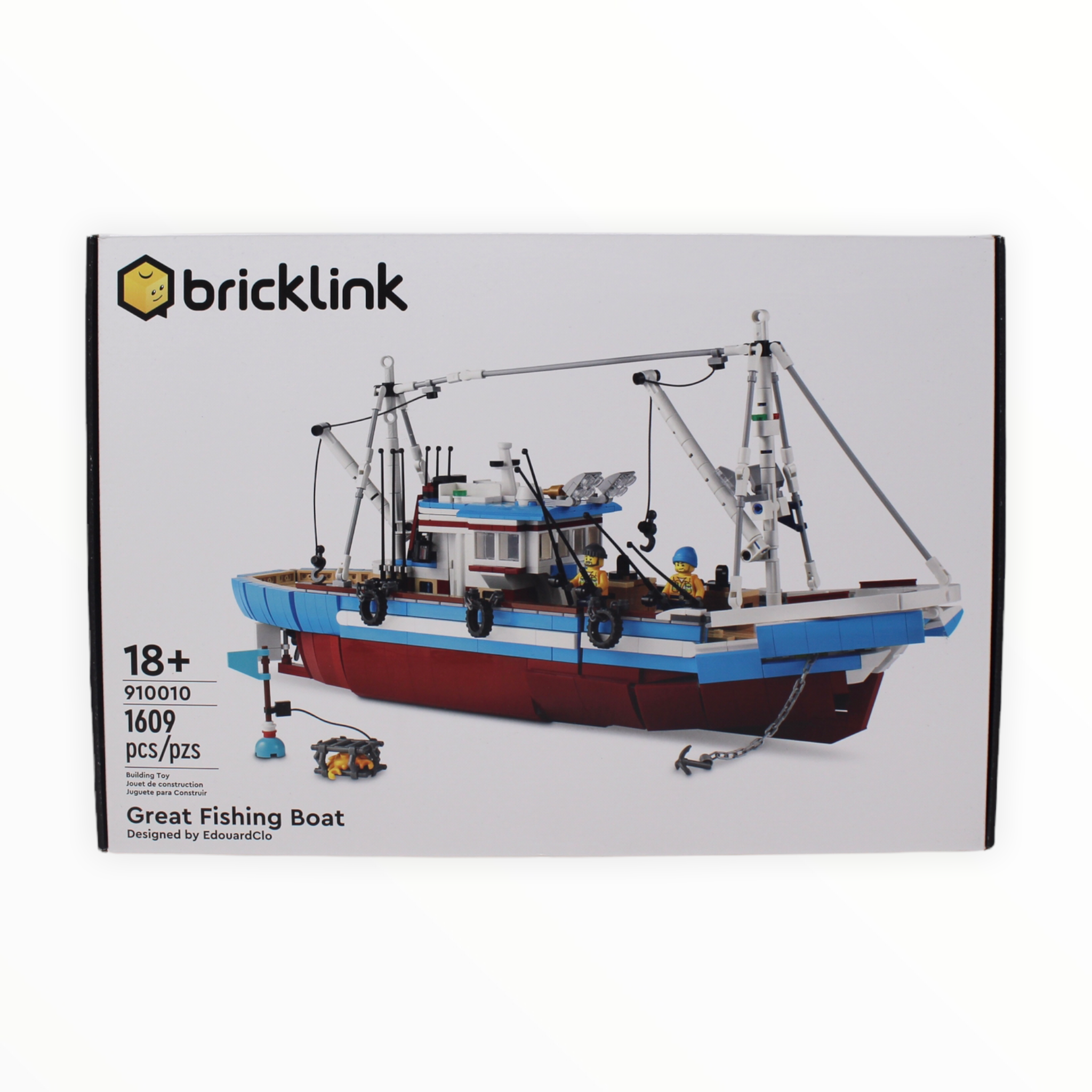 Retired Bricklink Set 910010 Great Fishing Boat