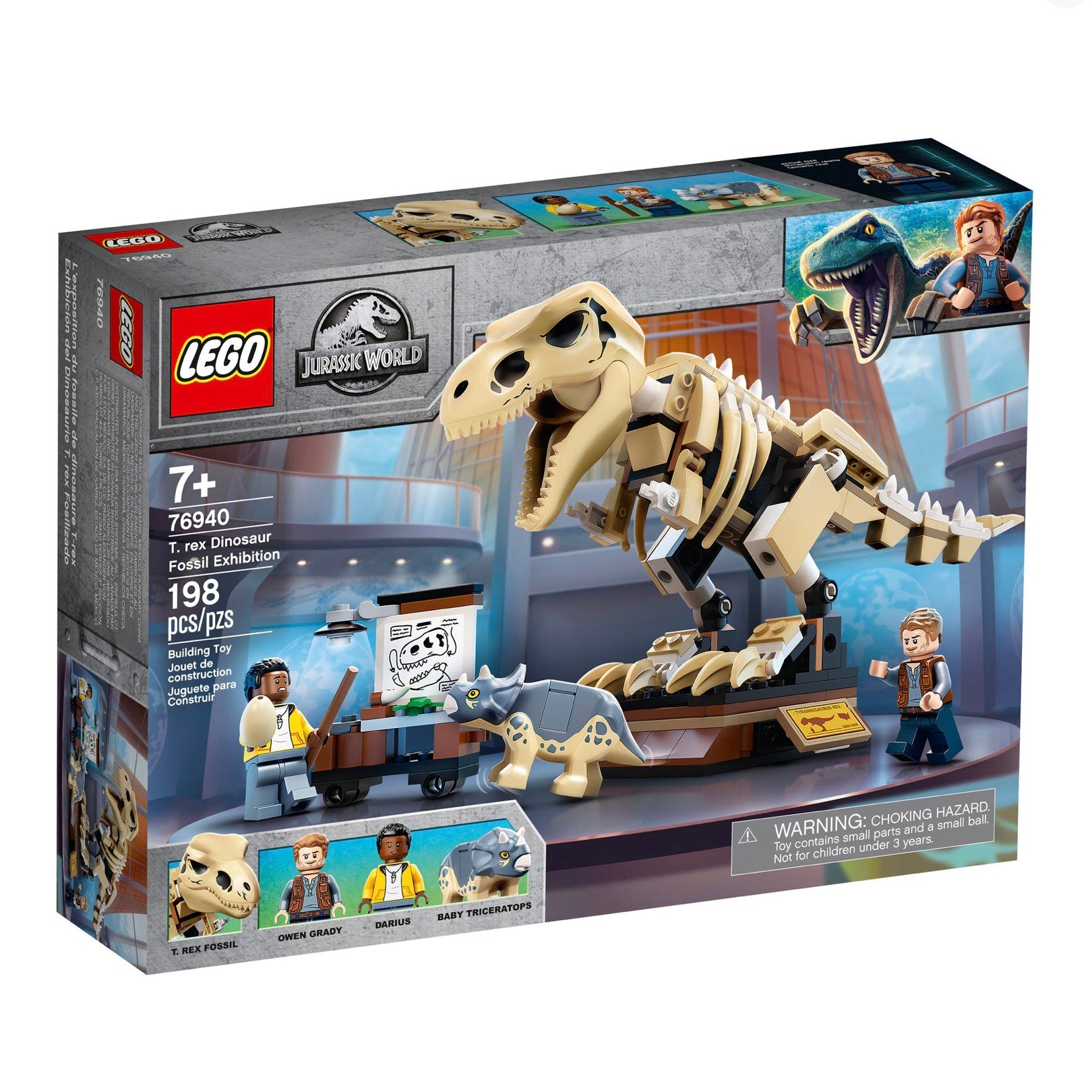 76940 Jurassic World T. rex Dinosaur Fossil Exhibition