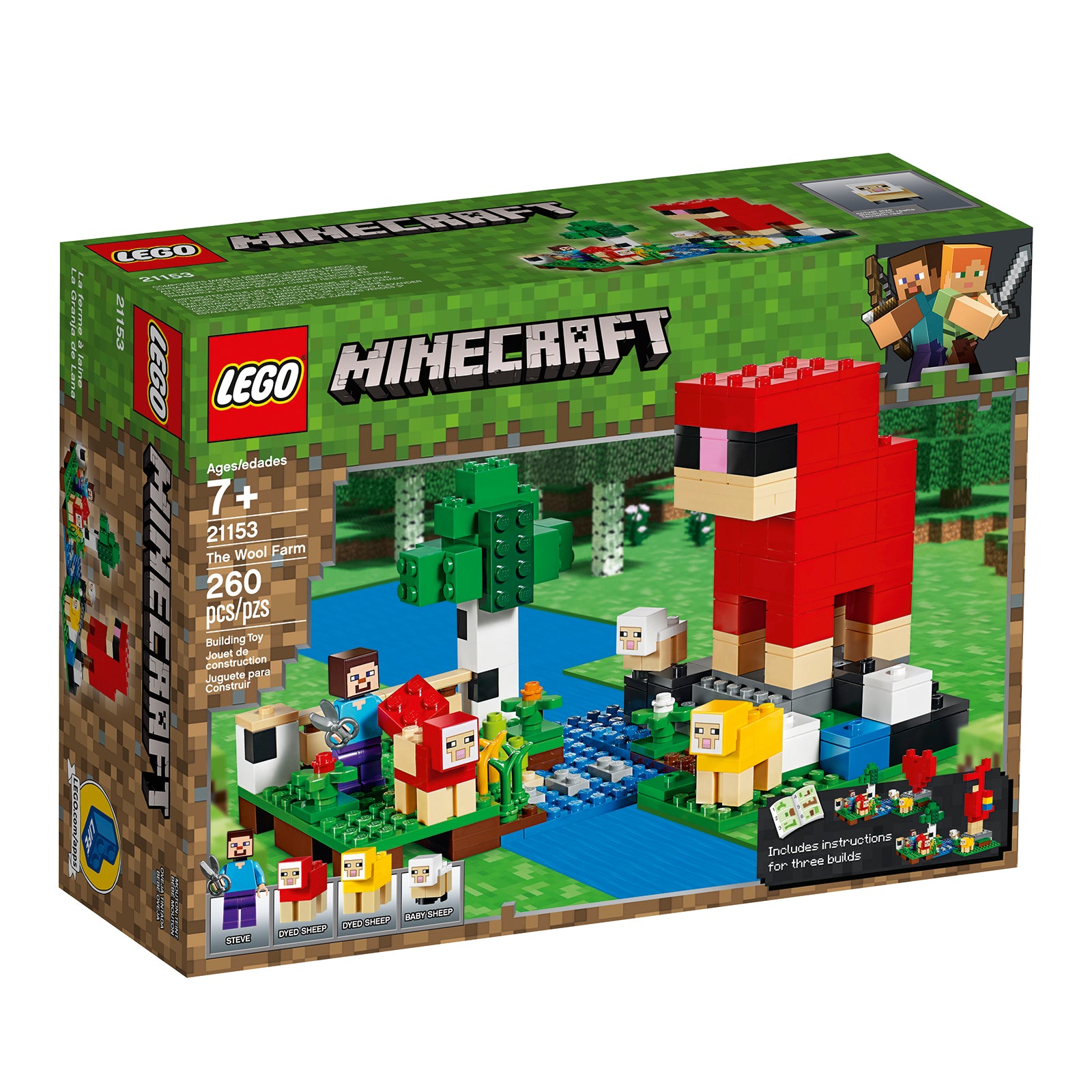 Retired Set 21153 Minecraft The Wool Farm