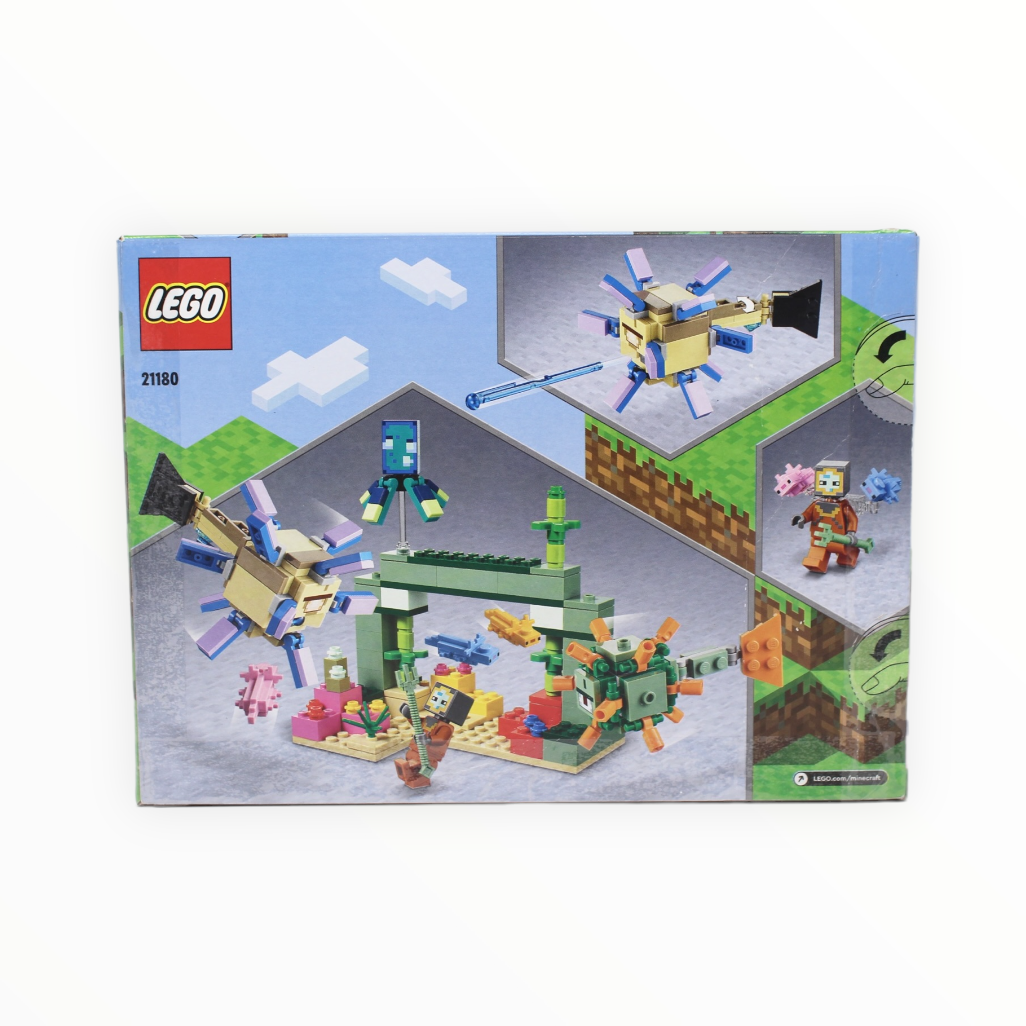 Certified Used Set 21180 Minecraft The Guardian Battle