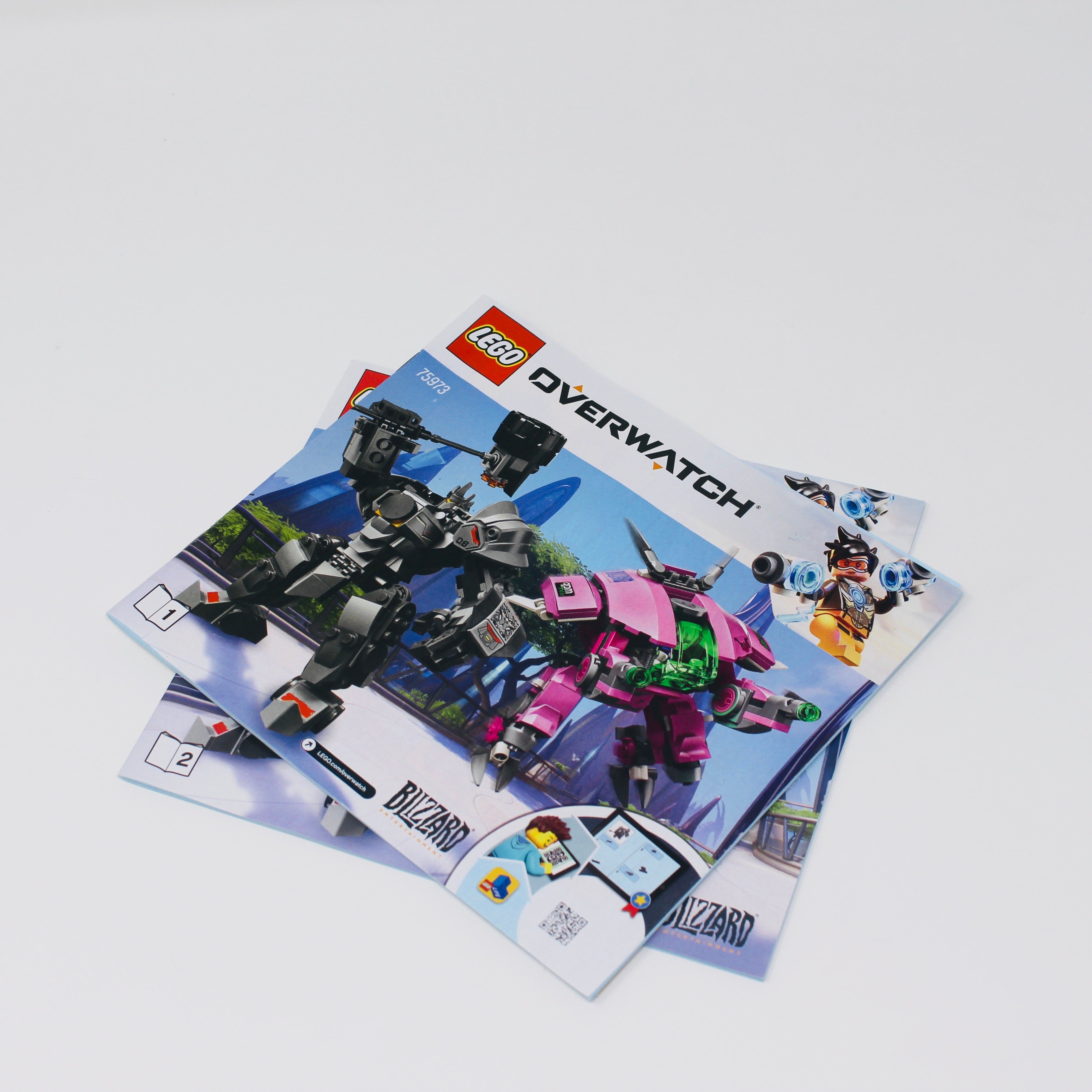 Used Set 75973 Overwatch D. Va & Reinhardt