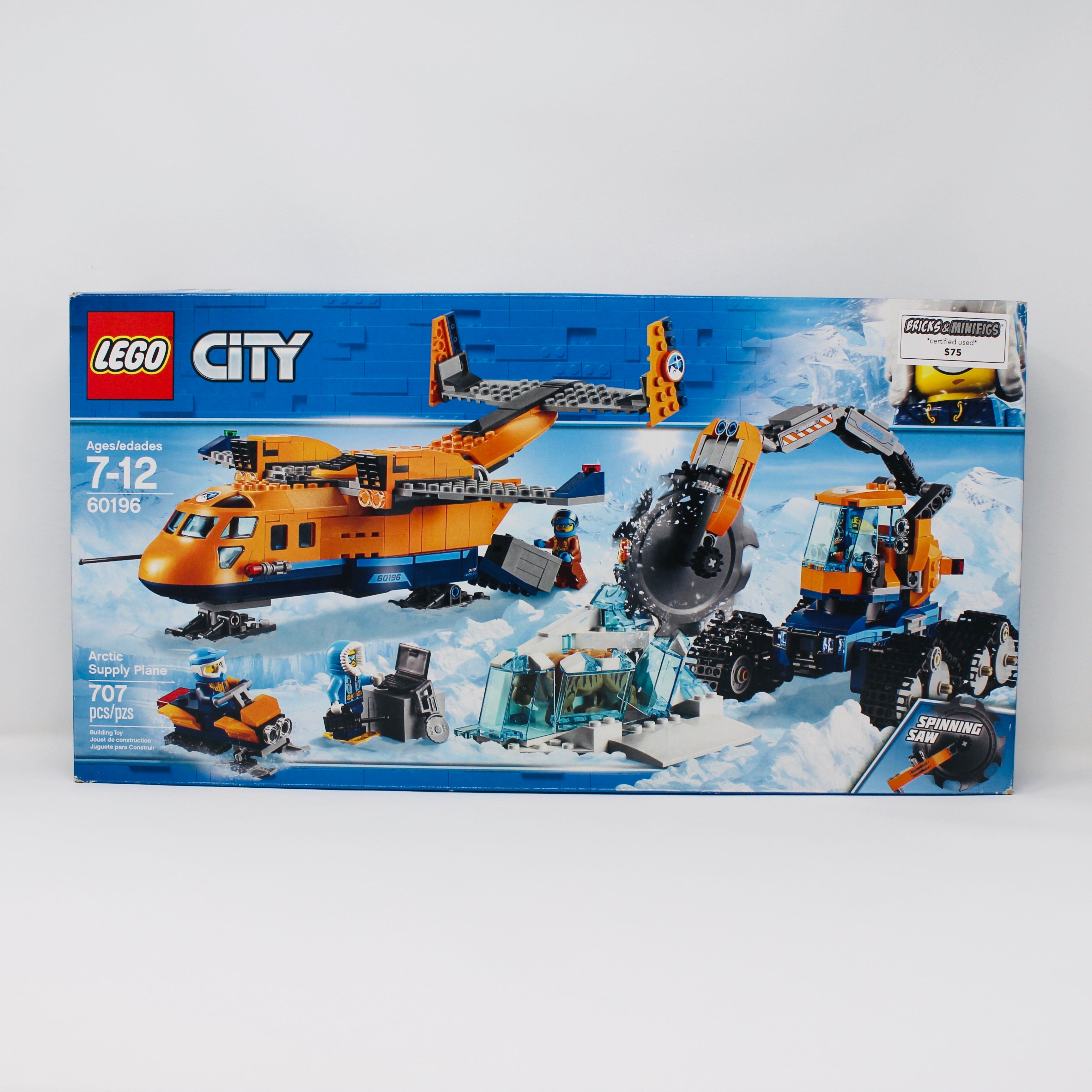 Certified Used Set 60196 City Arctic Supply Plane (2018)