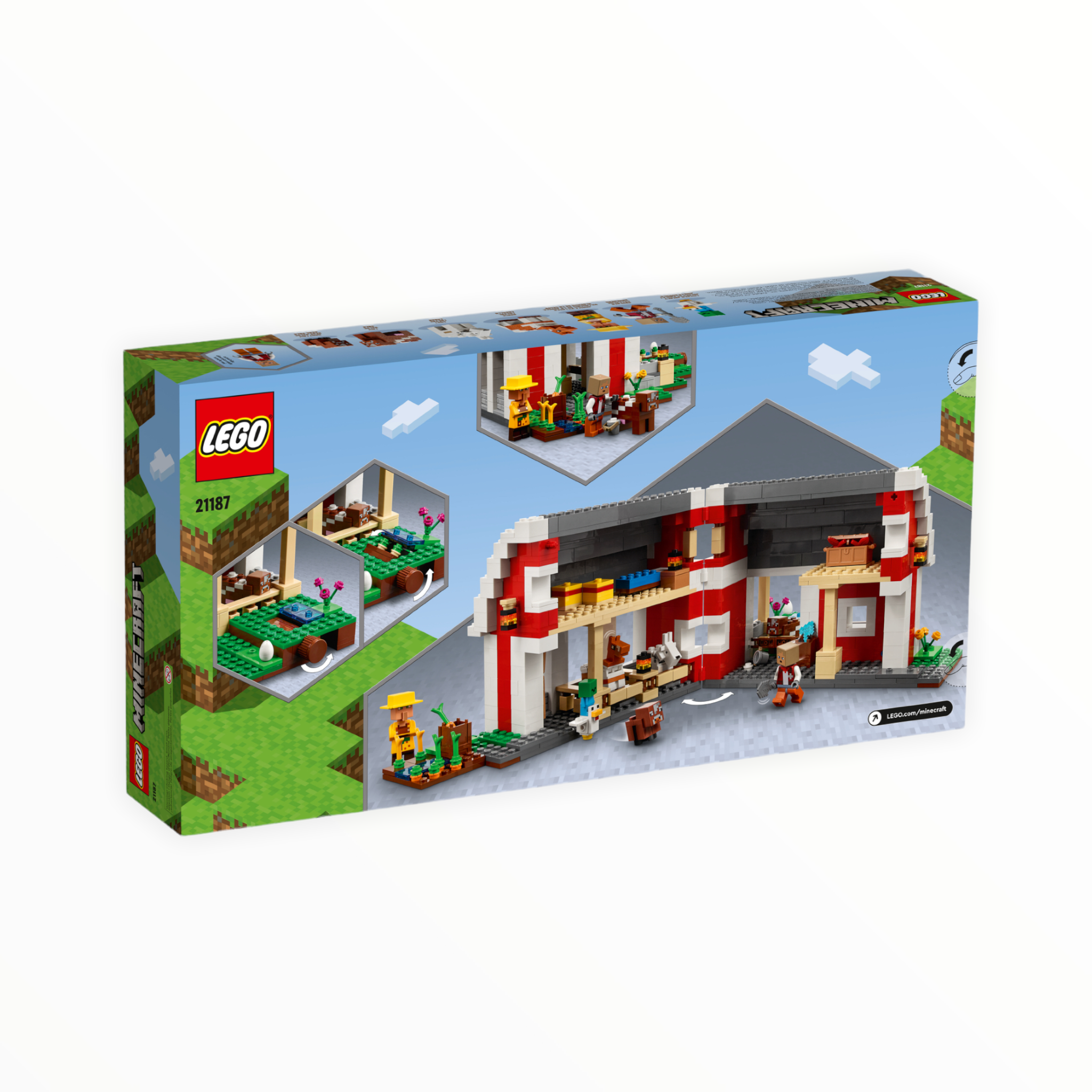 21187 Minecraft The Red Barn