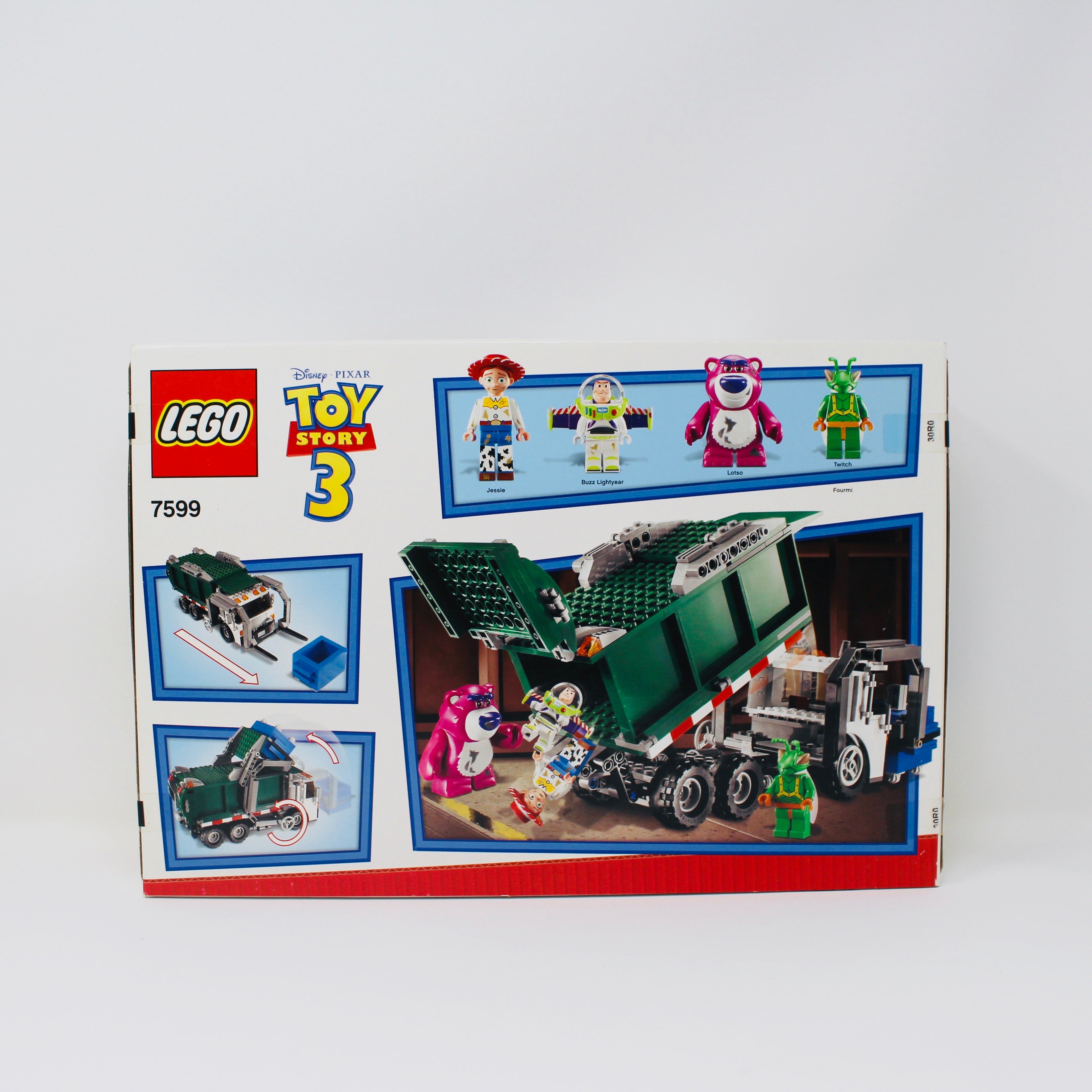 Retired Set 7599 Disney Toy Story 3 Garbage Truck Getaway