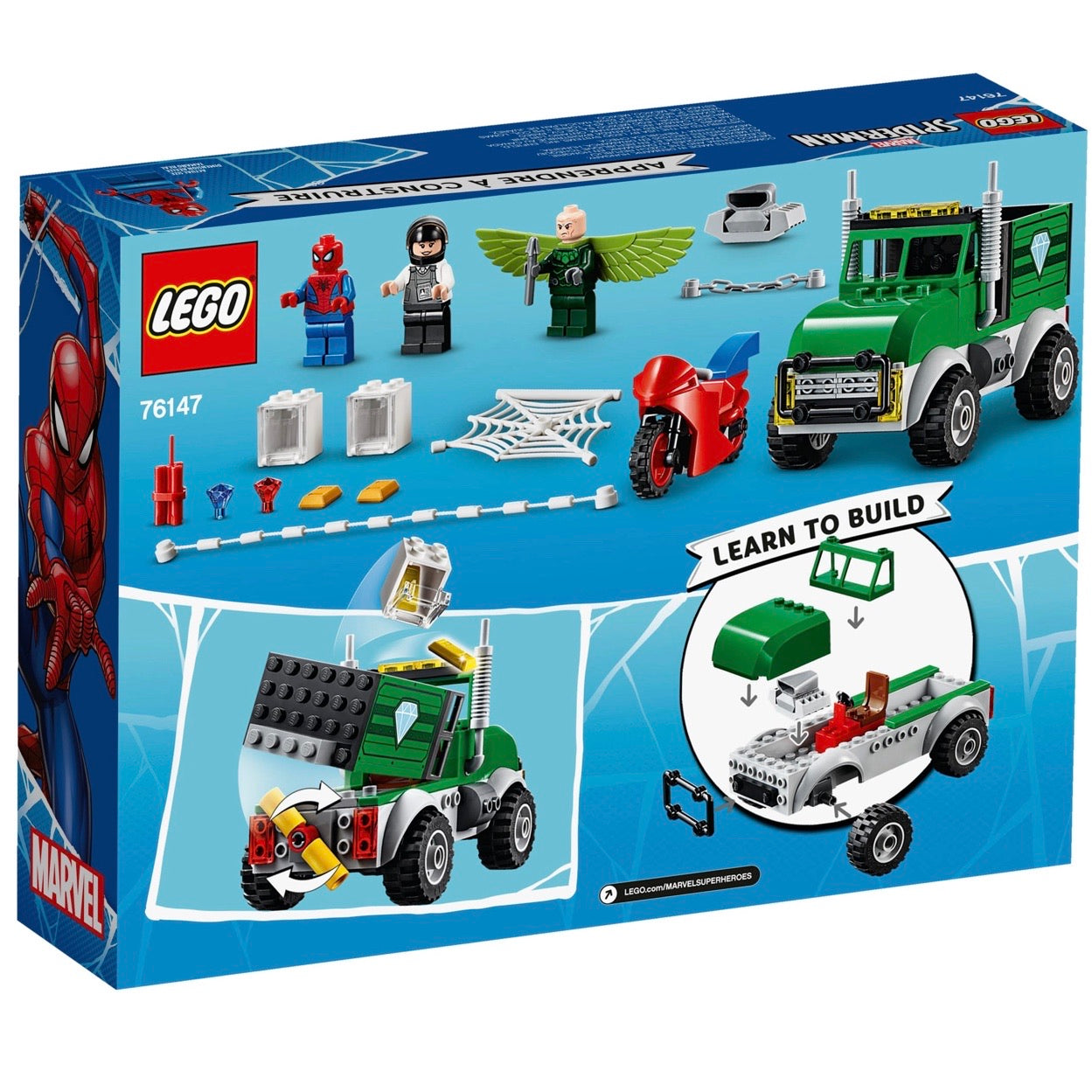 Retired Set 76147 Marvel Spider-Man Vultures Trucker Robbery