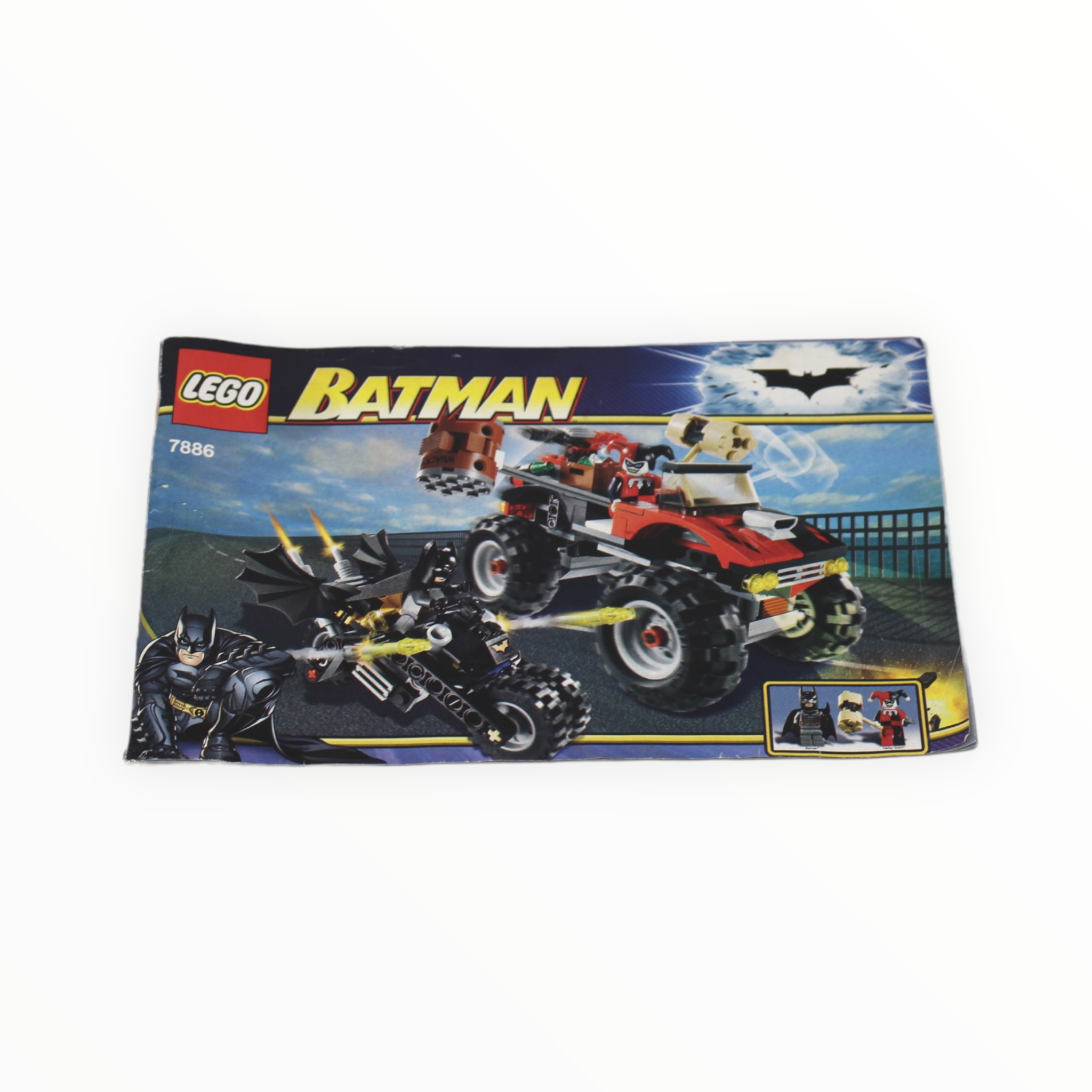 Used Set 7886 Batman The Batcycle: Harley Quinn's Hammer Truck