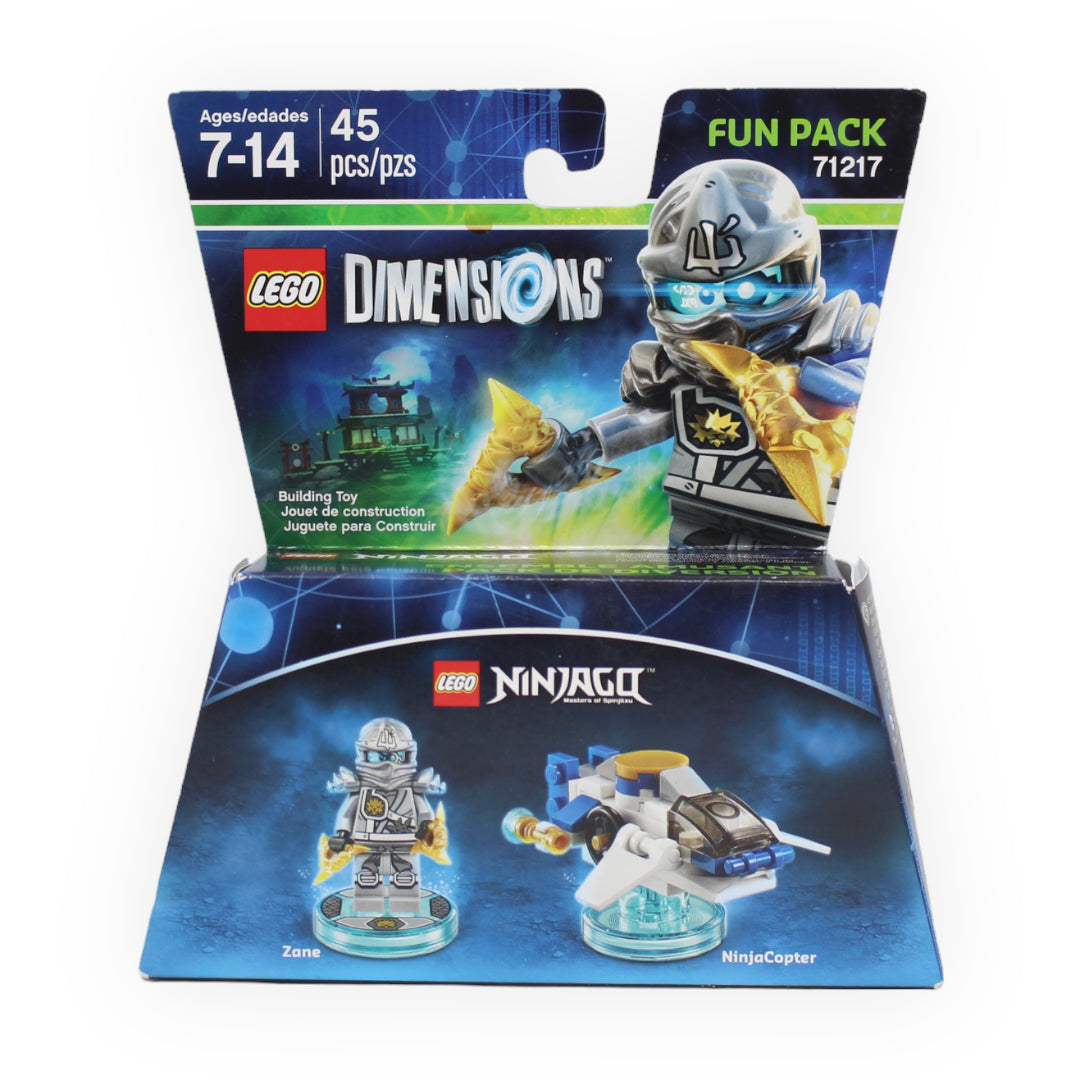 Retired Set 71217 Dimensions Fun Pack - Ninjago Zane and NinjaCopter