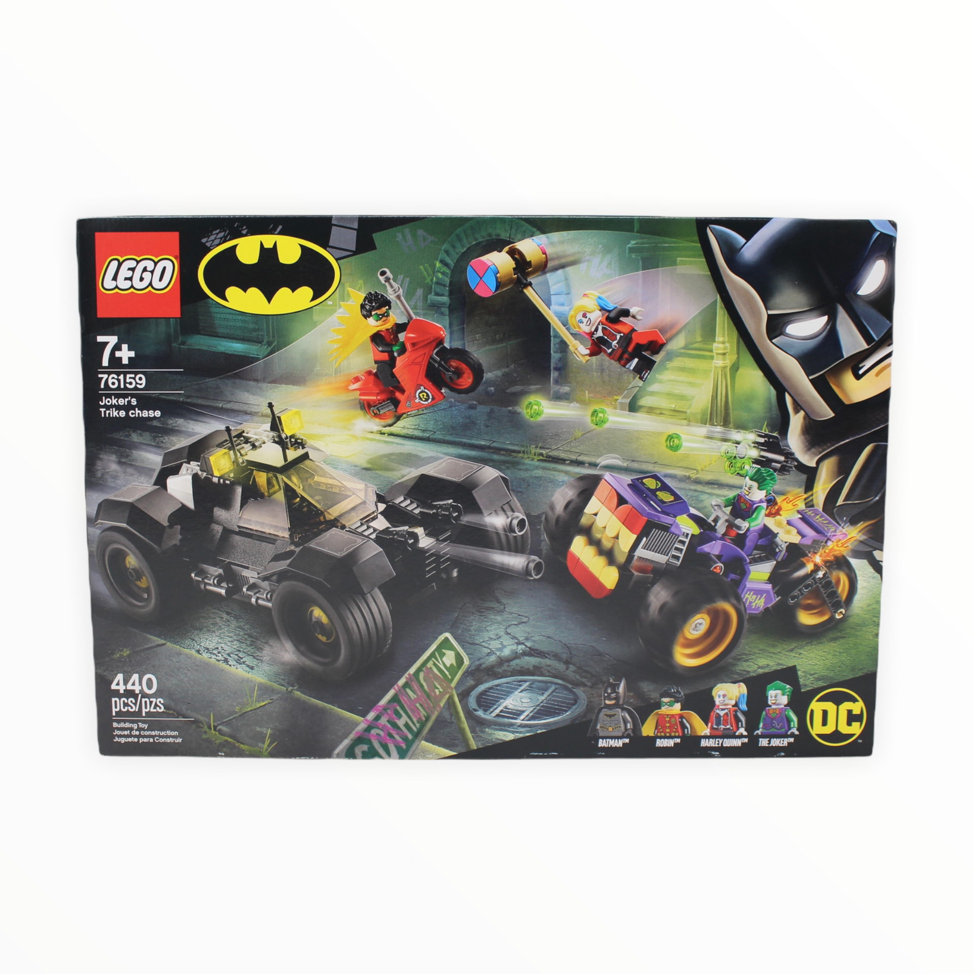 Retired Set 76159 Batman Joker's Trike Chase