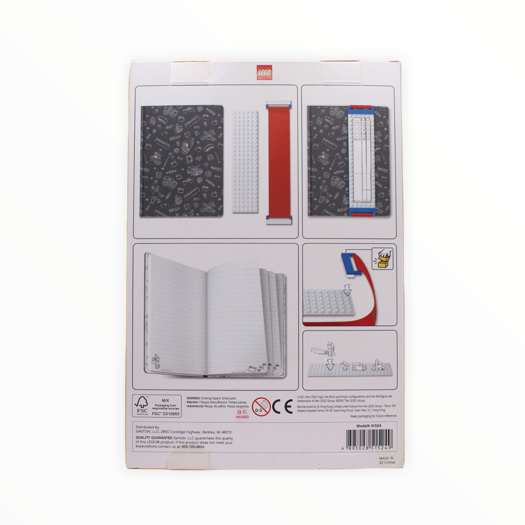 LEGO Journal with Band