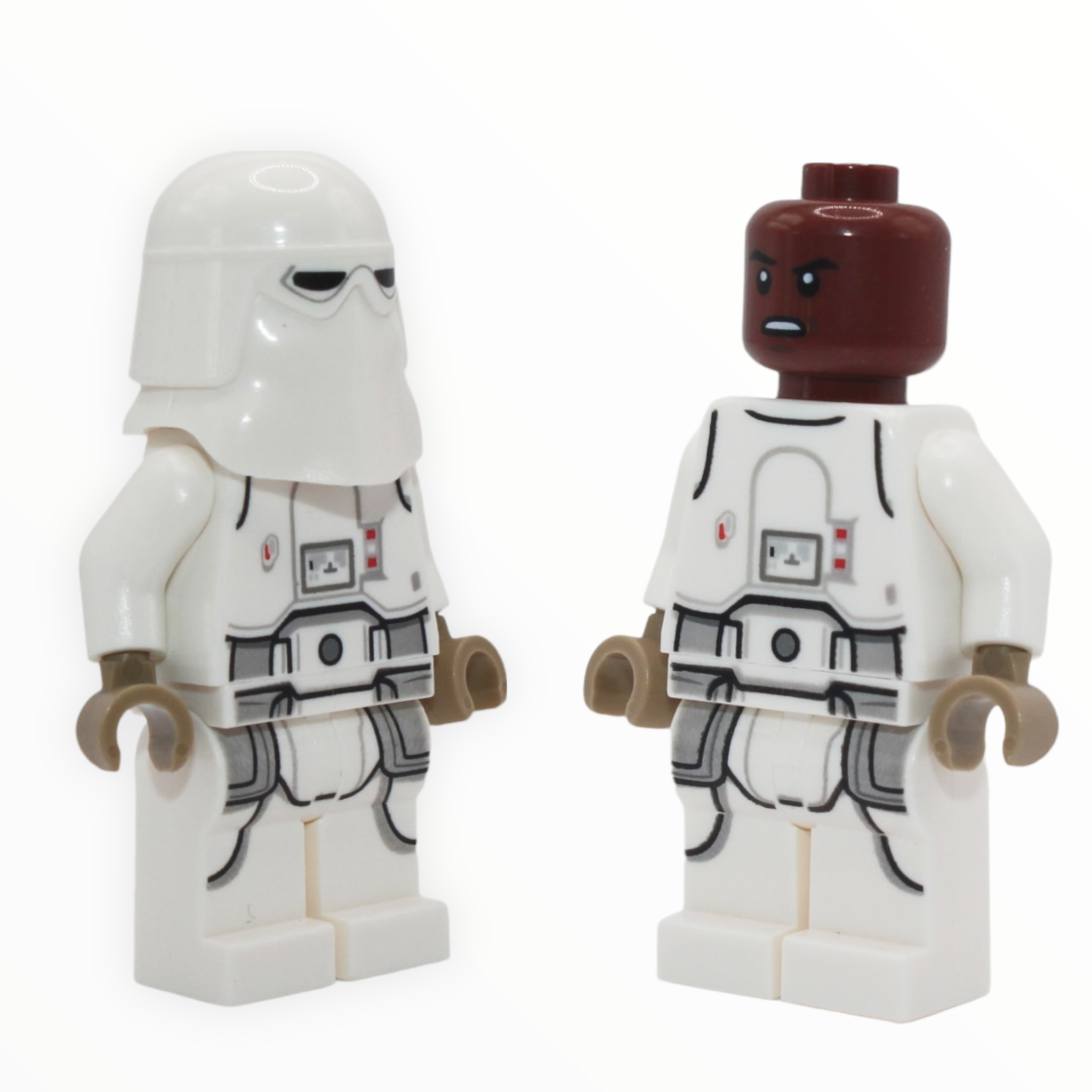 Snowtrooper (2022, printed legs, dark tan hands, reddish brown head)