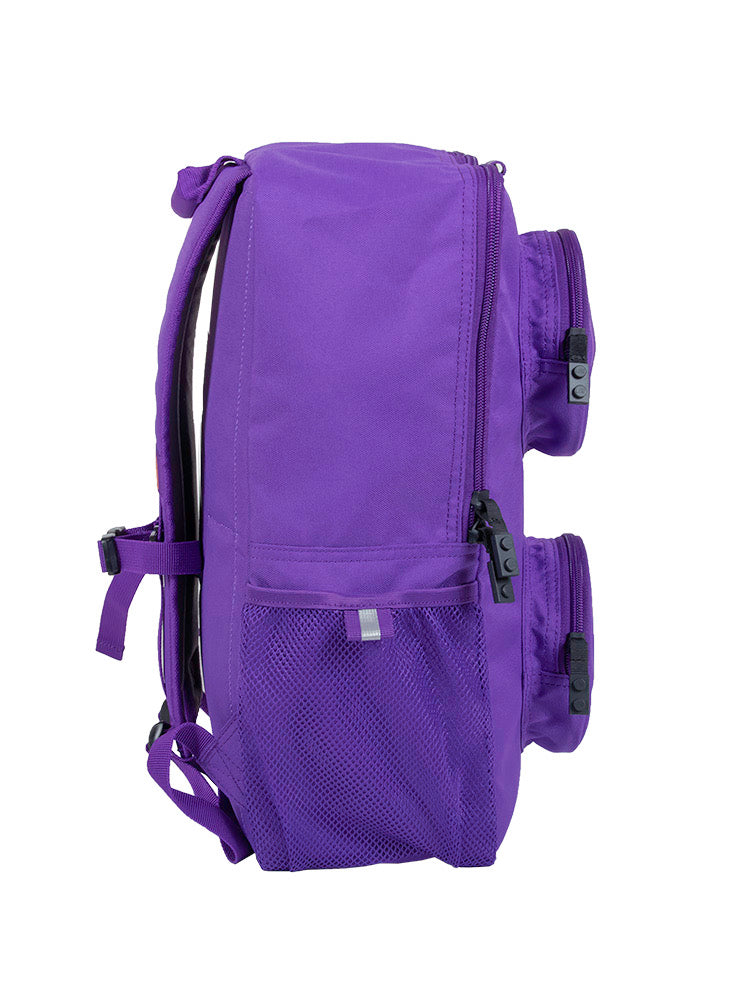 Purple LEGO Brick Backpack