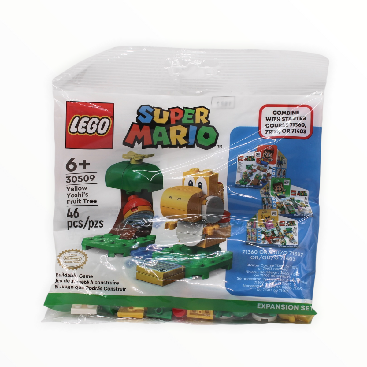 Polybag 30509 Super Mario Yellow Yoshi's Fruit Tree