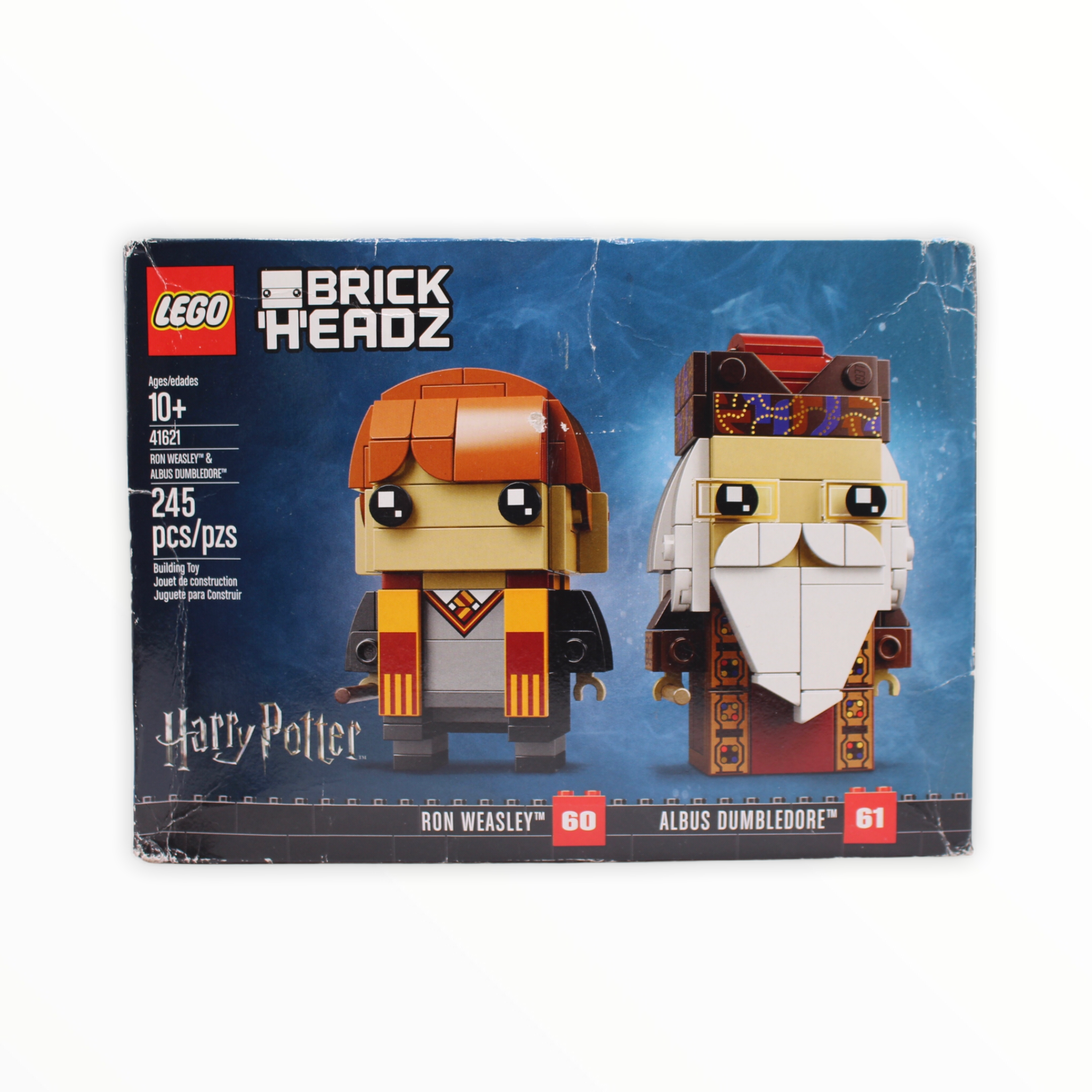 Retired Set 41621 Harry Potter BrickHeadz Ron Weasley & Albus Dumbledore