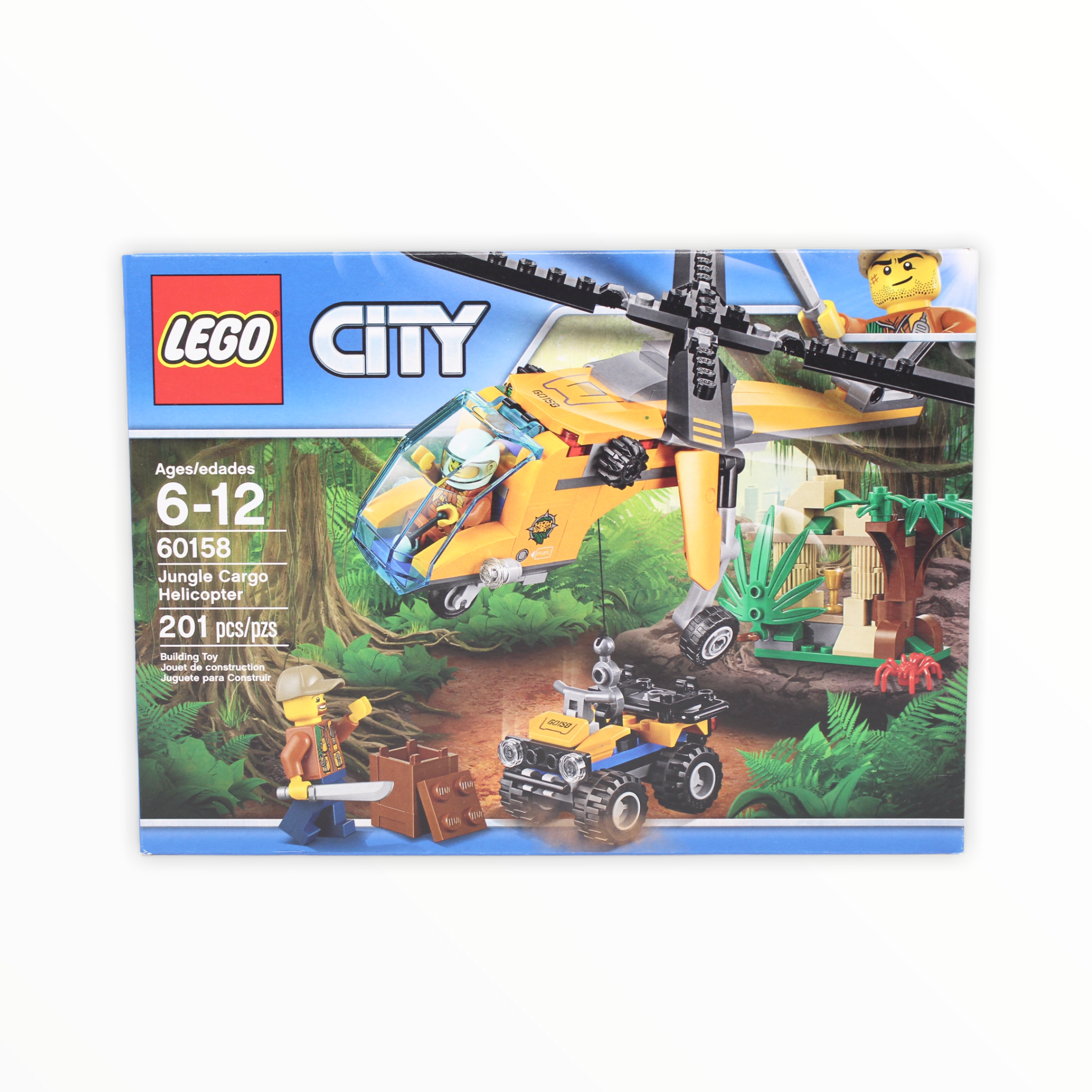 Retired Set 60158 City Jungle Cargo Helicopter