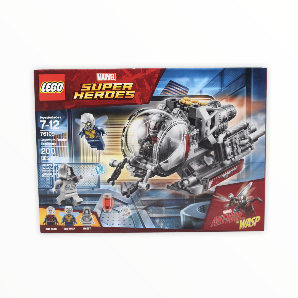 Retired Set 76109 Marvel Super Heroes Quantum Realm Explorers