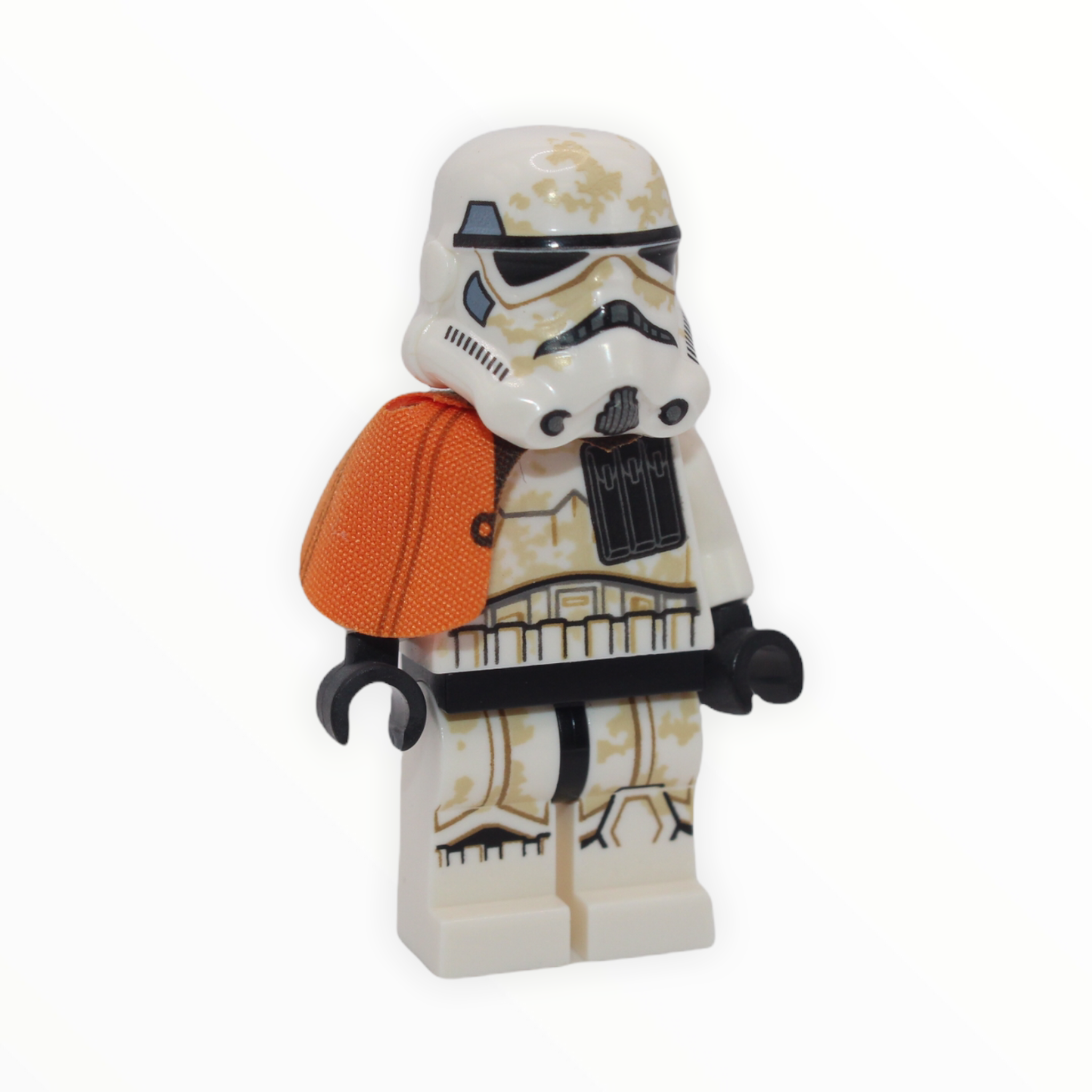 Sandtrooper Squad Leader (Captain, orange pauldron, ammo pouch, dirt stains, 2018)