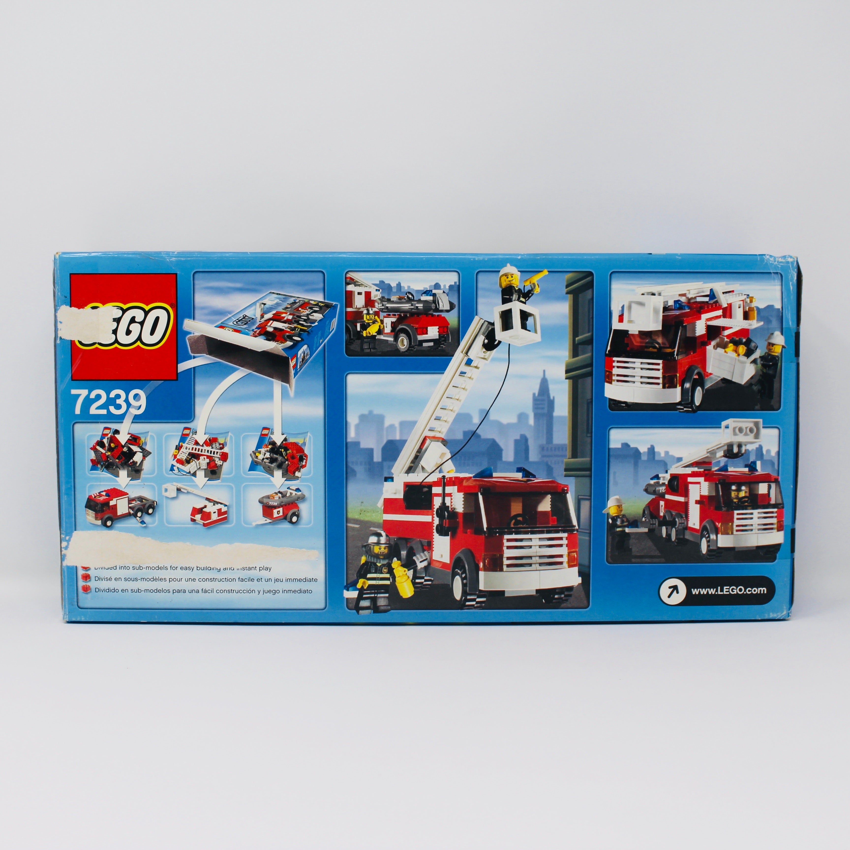 Certified Used Set 7239 City Fire Truck