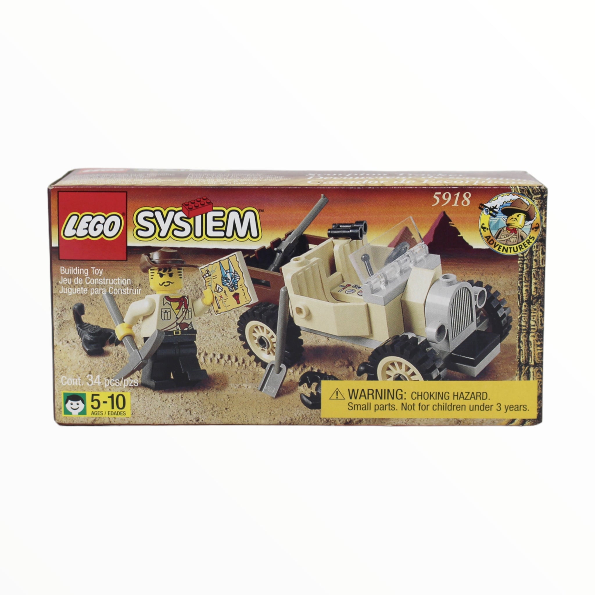 Retired Set 5918 Adventurers Scorpion Tracker