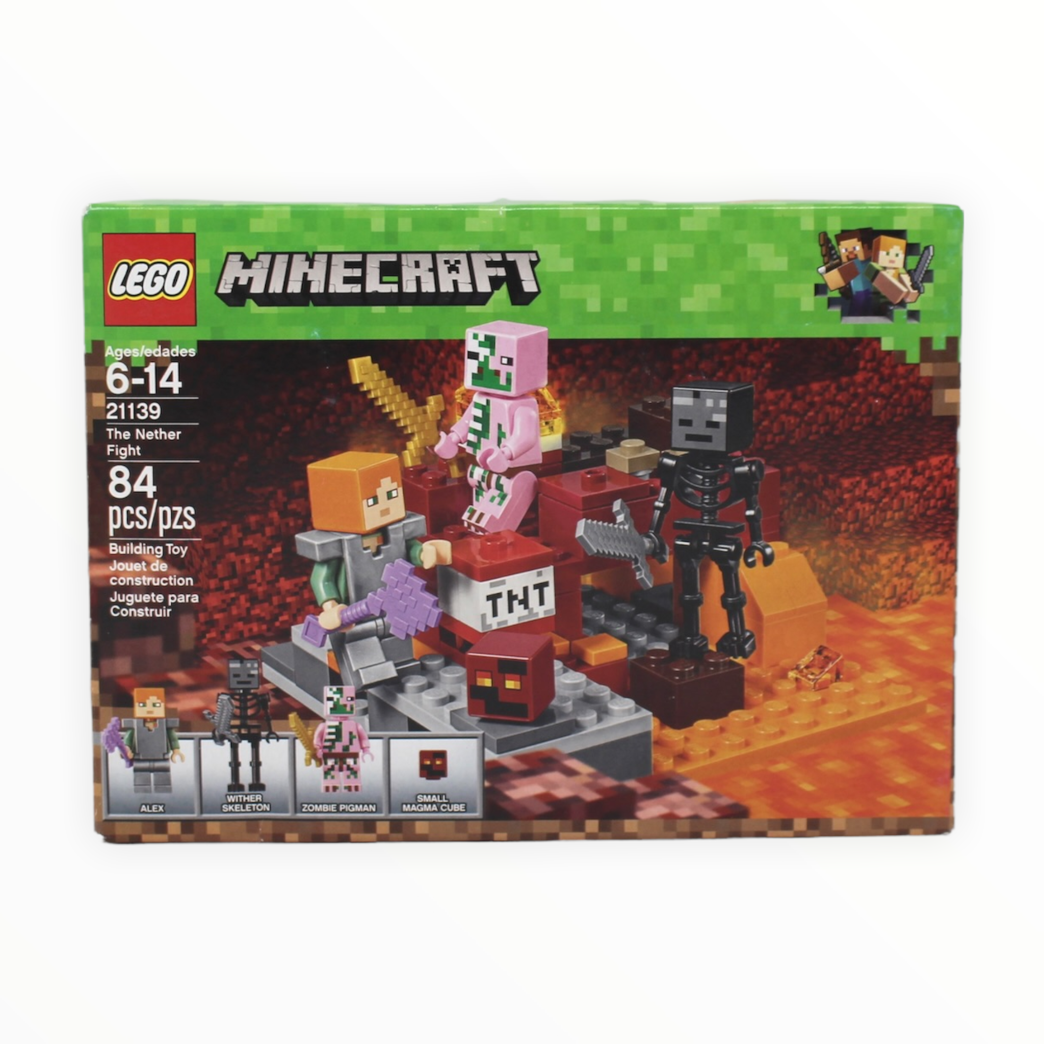 Certified Used Set 21139 Minecraft The Nether Fight